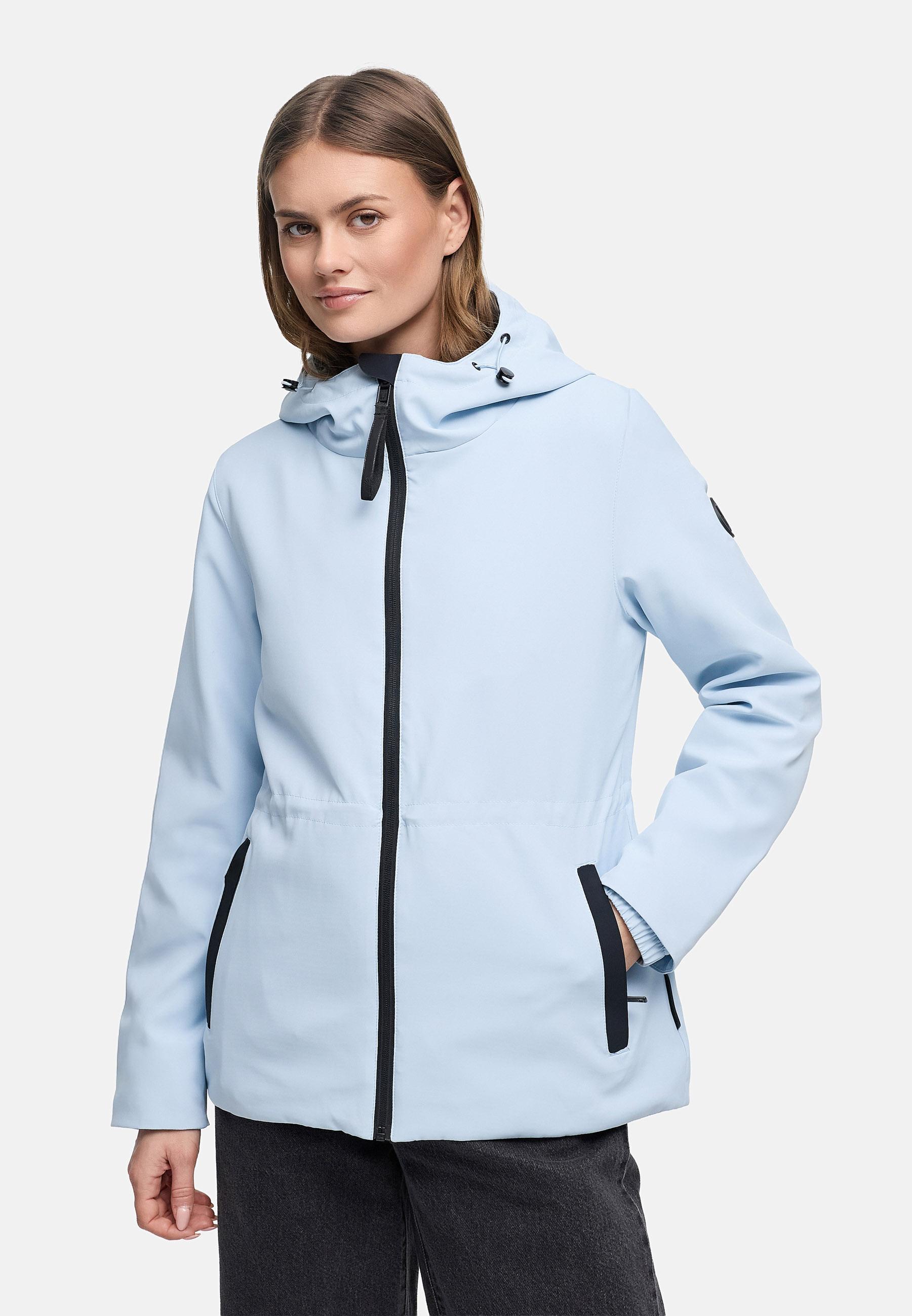 Übergangsjacke mit Kapuze "Katzilein 16" Soft Blue