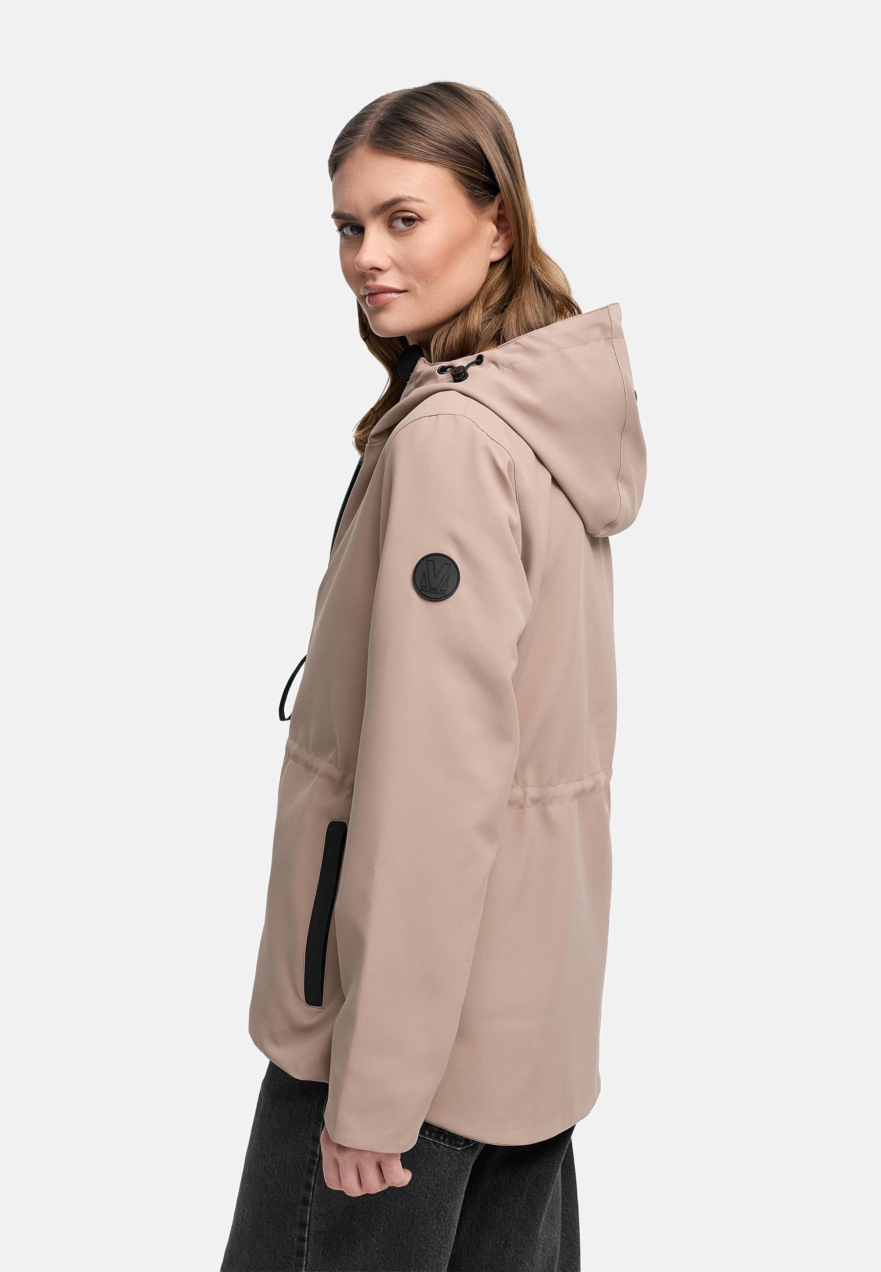 Übergangsjacke mit Kapuze "Katzilein 16" Taupe Grey