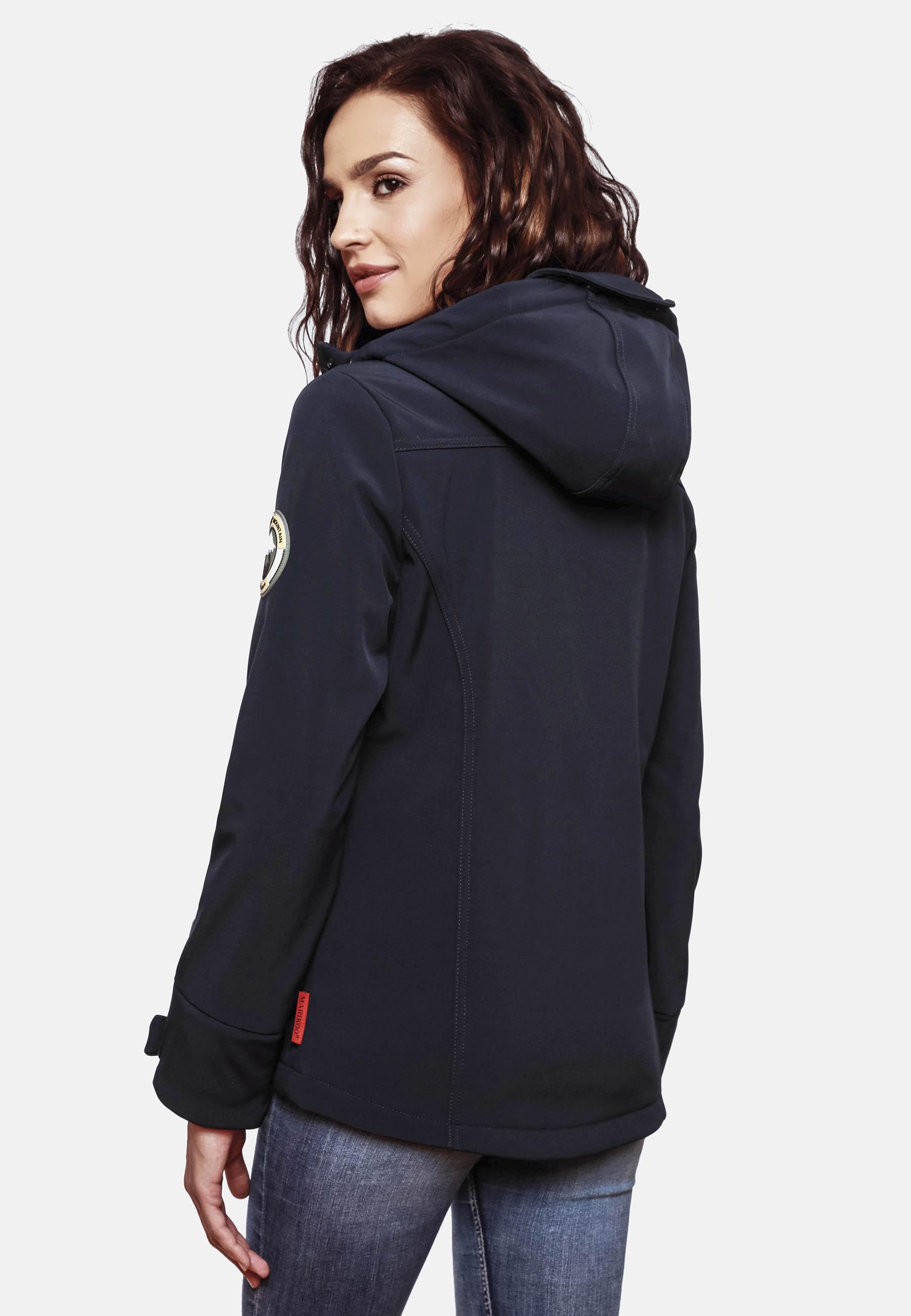 Übergang Softshell-Jacke mit Kapuze "Kleinezicke" Blue