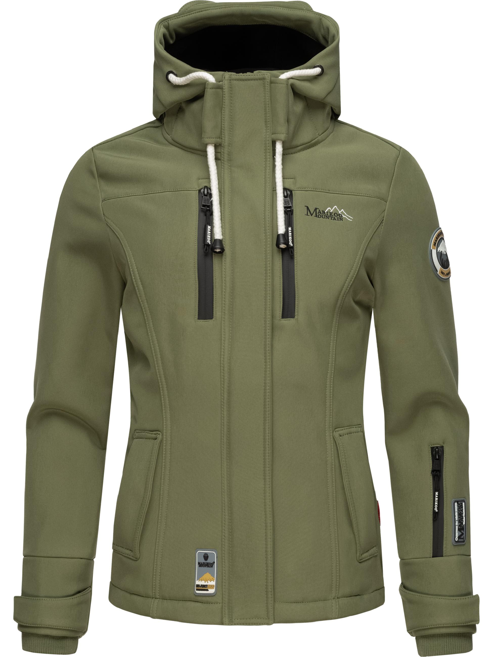 Übergang Softshell-Jacke mit Kapuze "Kleinezicke" Green