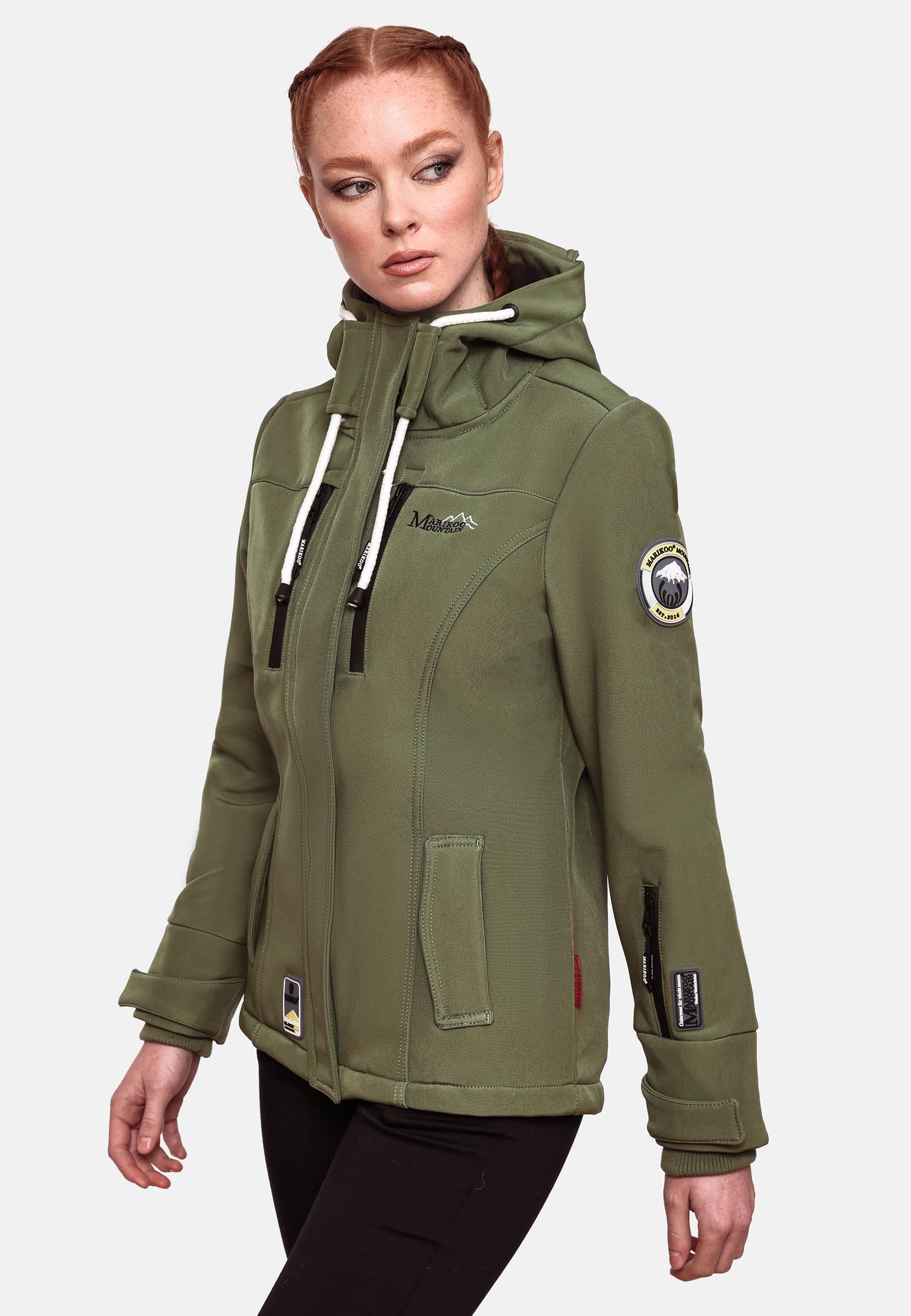 Übergang Softshell-Jacke mit Kapuze "Kleinezicke" Green