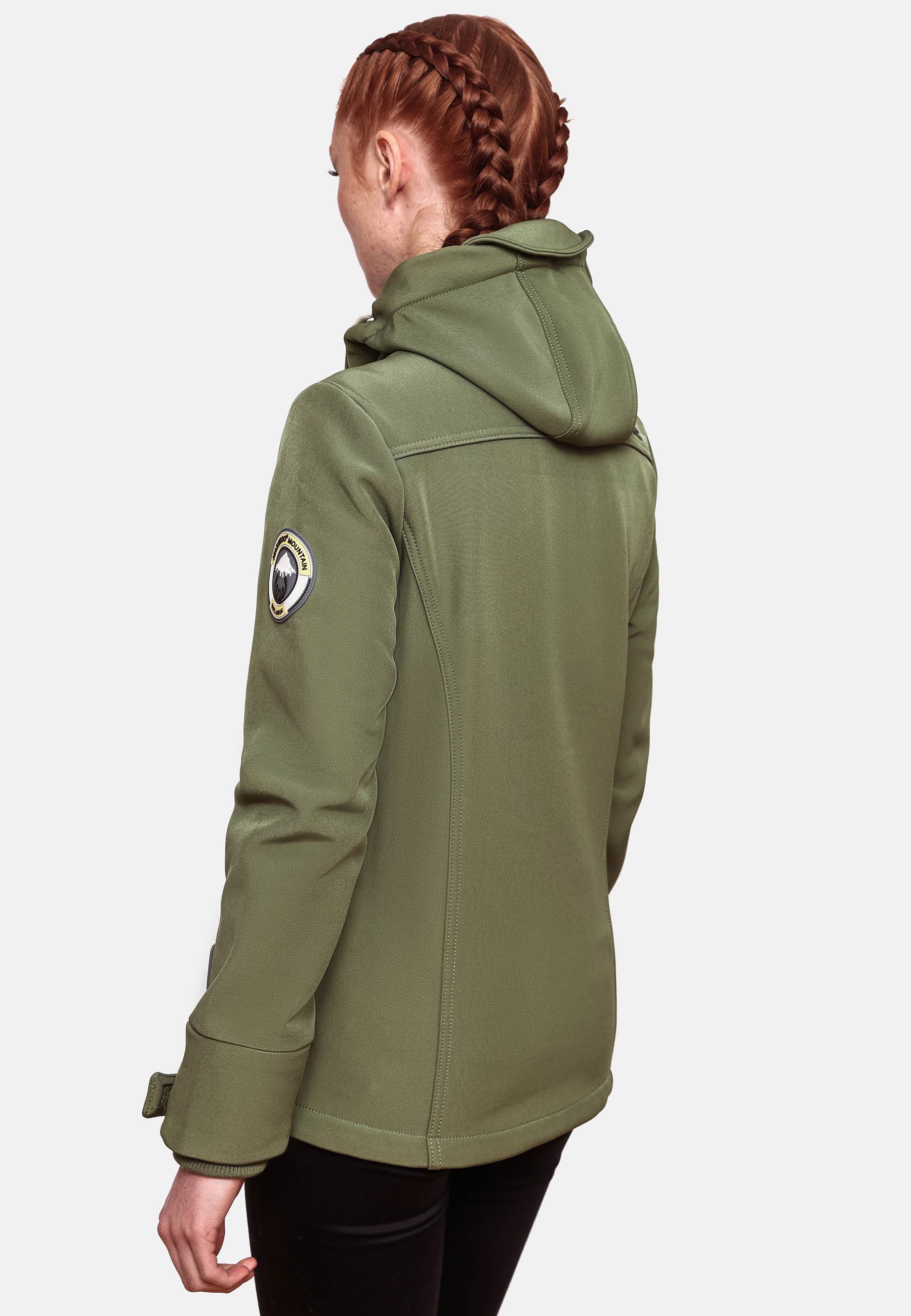 Übergang Softshell-Jacke mit Kapuze "Kleinezicke" Green