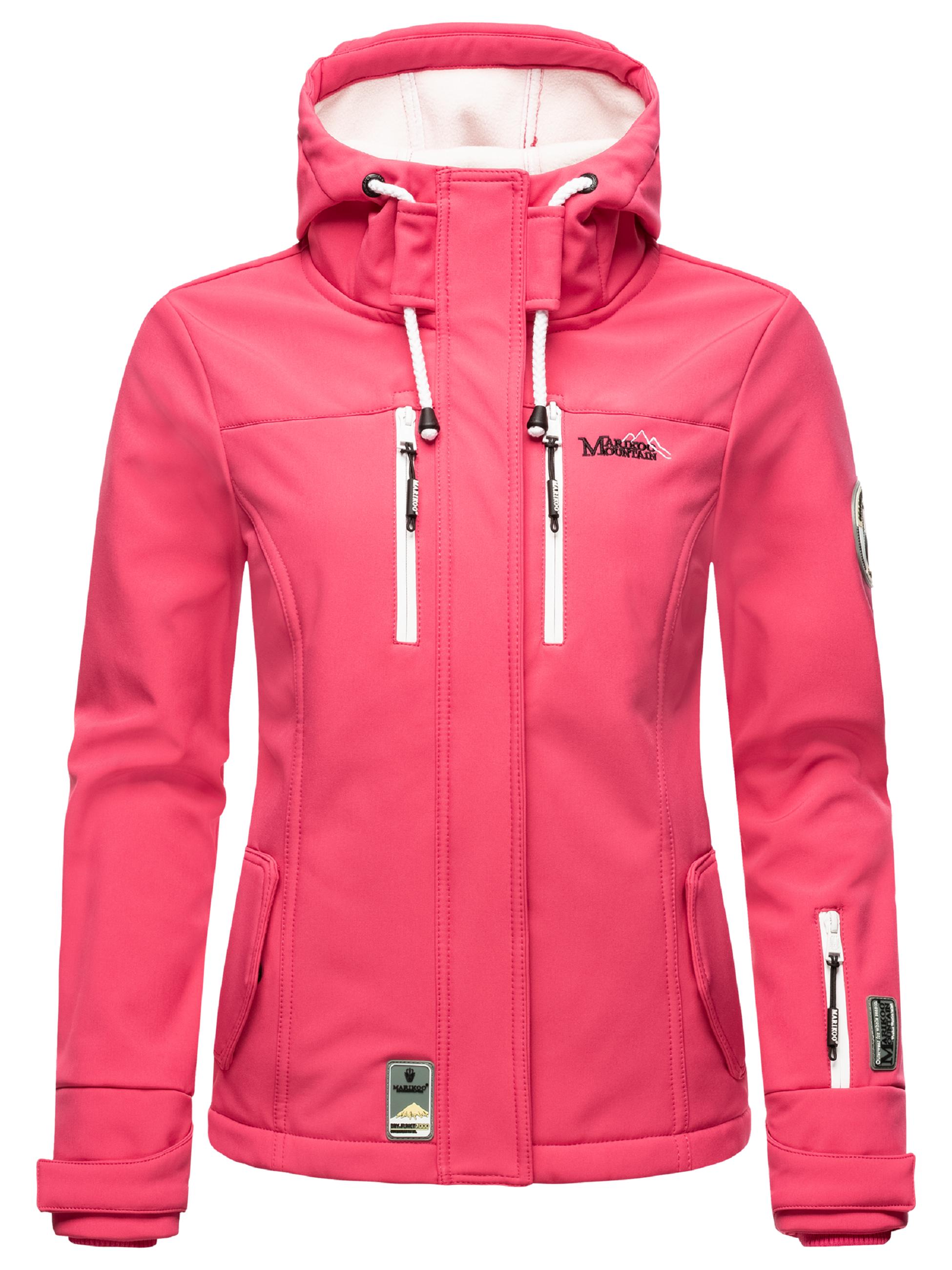 Übergang Softshell-Jacke mit Kapuze "Kleinezicke" Pink