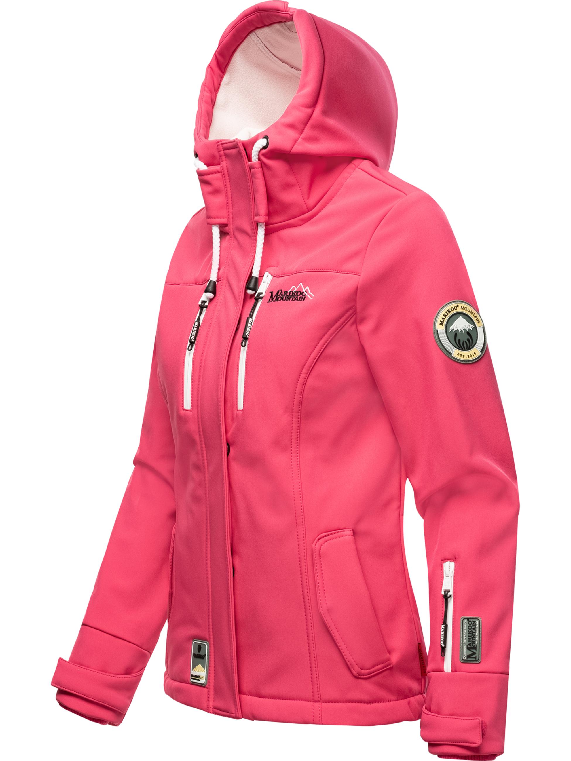 Übergang Softshell-Jacke mit Kapuze "Kleinezicke" Pink