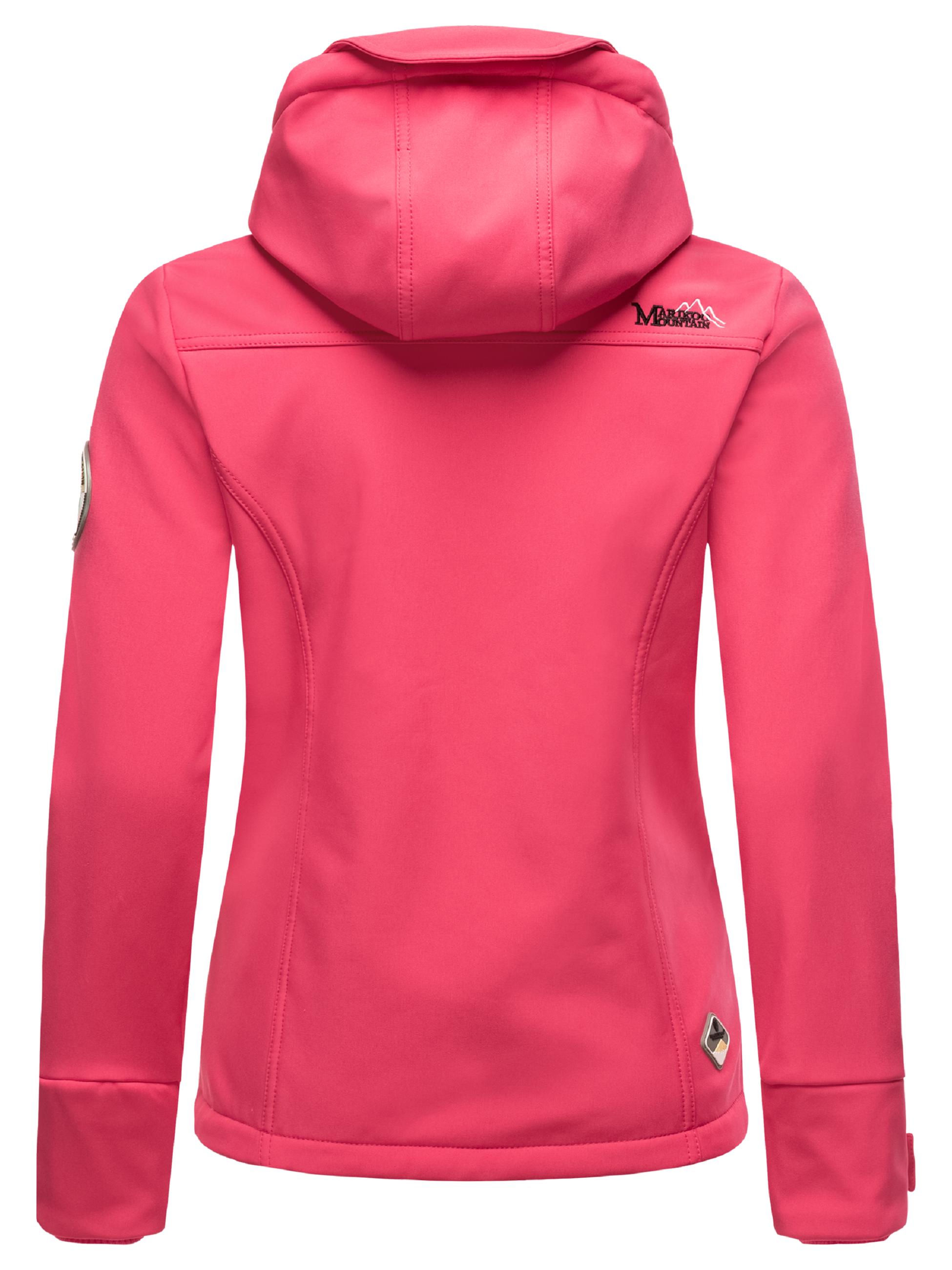 Übergang Softshell-Jacke mit Kapuze "Kleinezicke" Pink