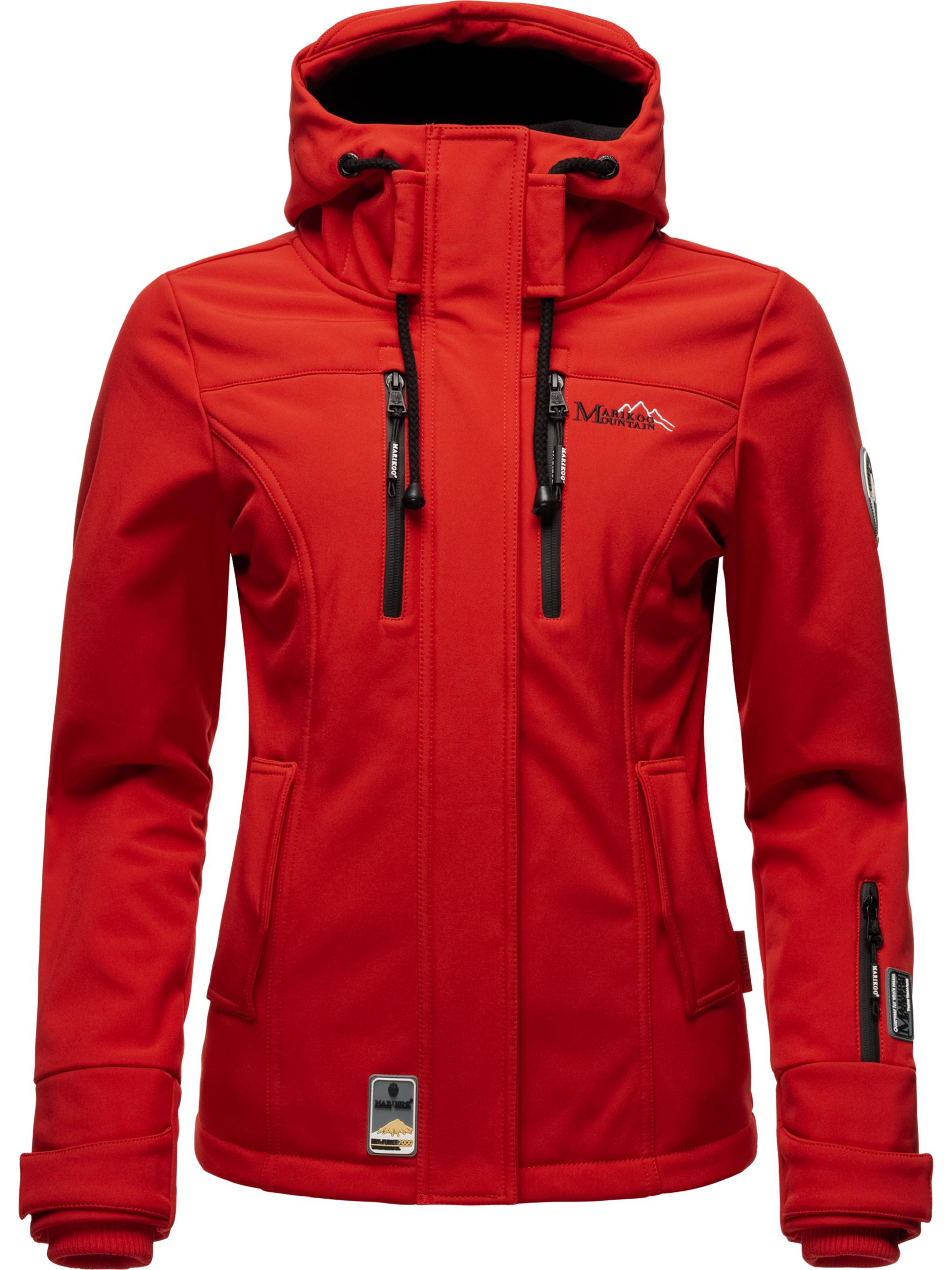 Übergang Softshell-Jacke mit Kapuze "Kleinezicke" Red