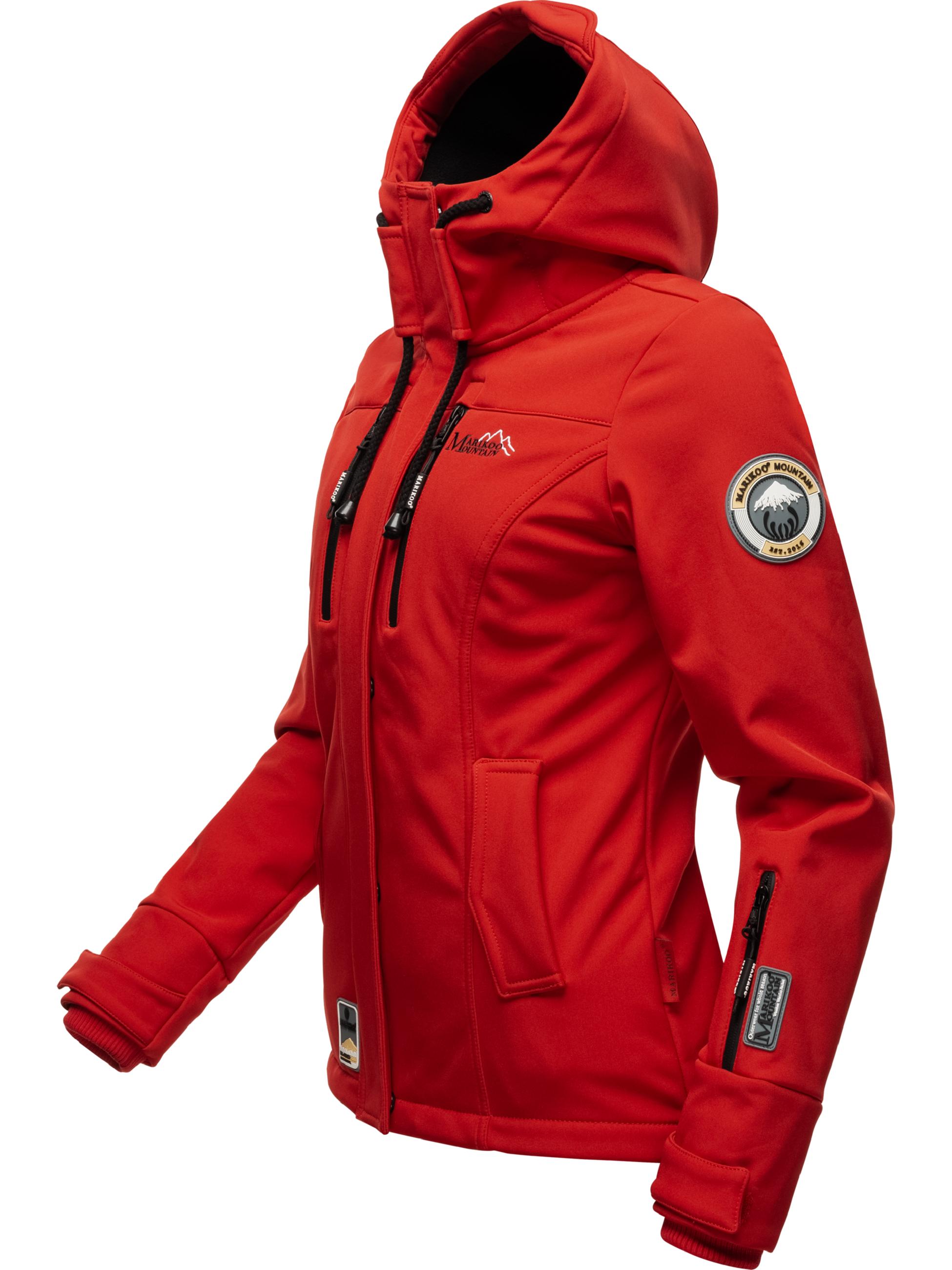 Übergang Softshell-Jacke mit Kapuze "Kleinezicke" Red