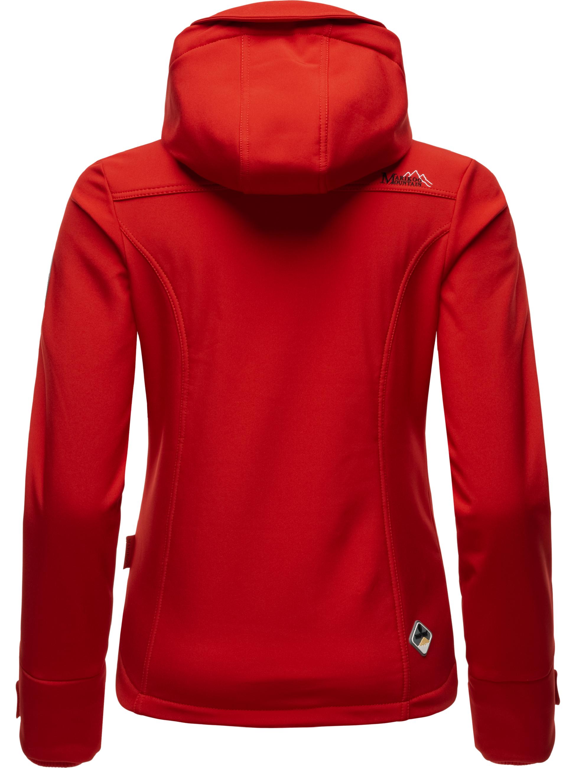 Übergang Softshell-Jacke mit Kapuze "Kleinezicke" Red