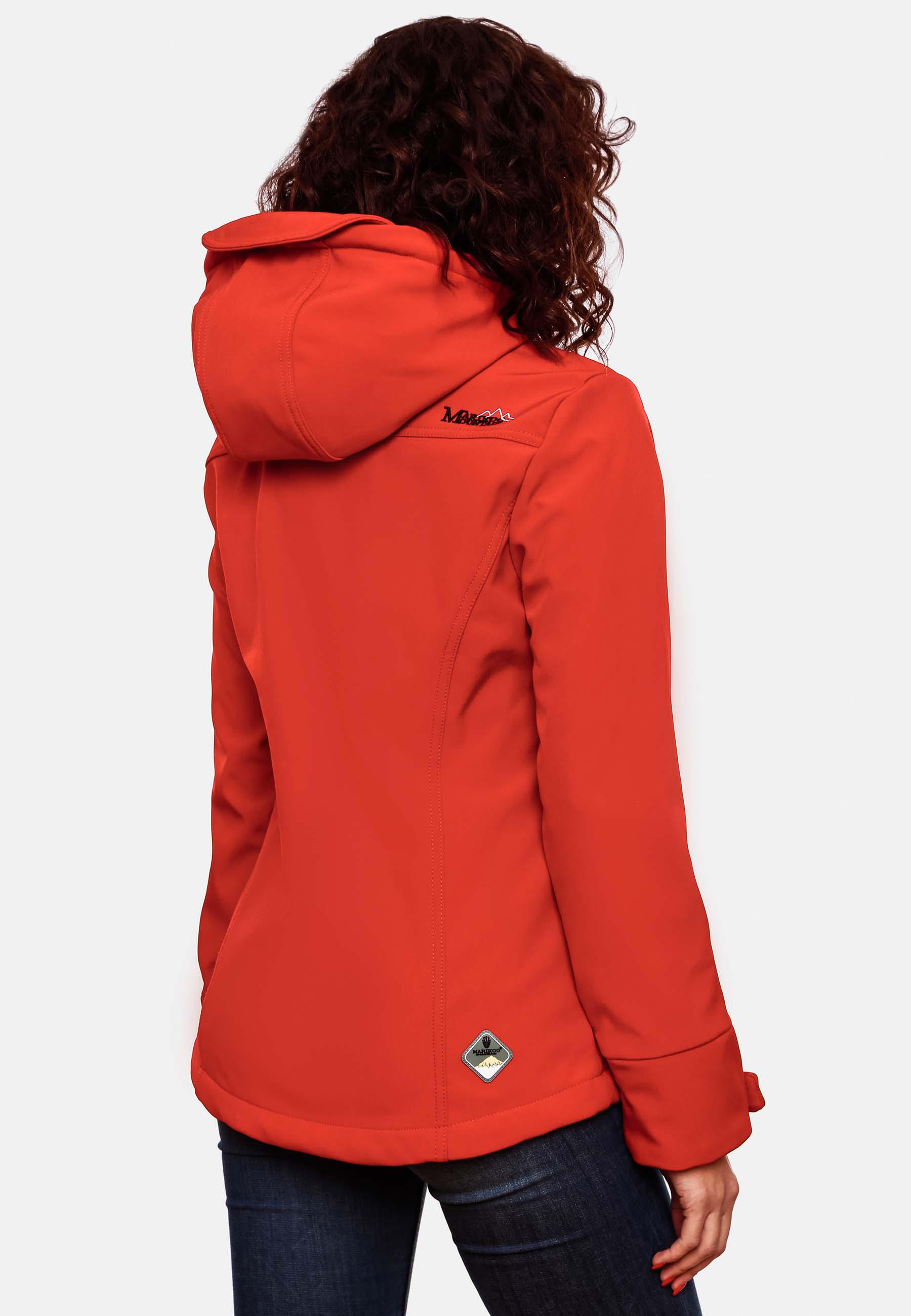 Übergang Softshell-Jacke mit Kapuze "Kleinezicke" Red