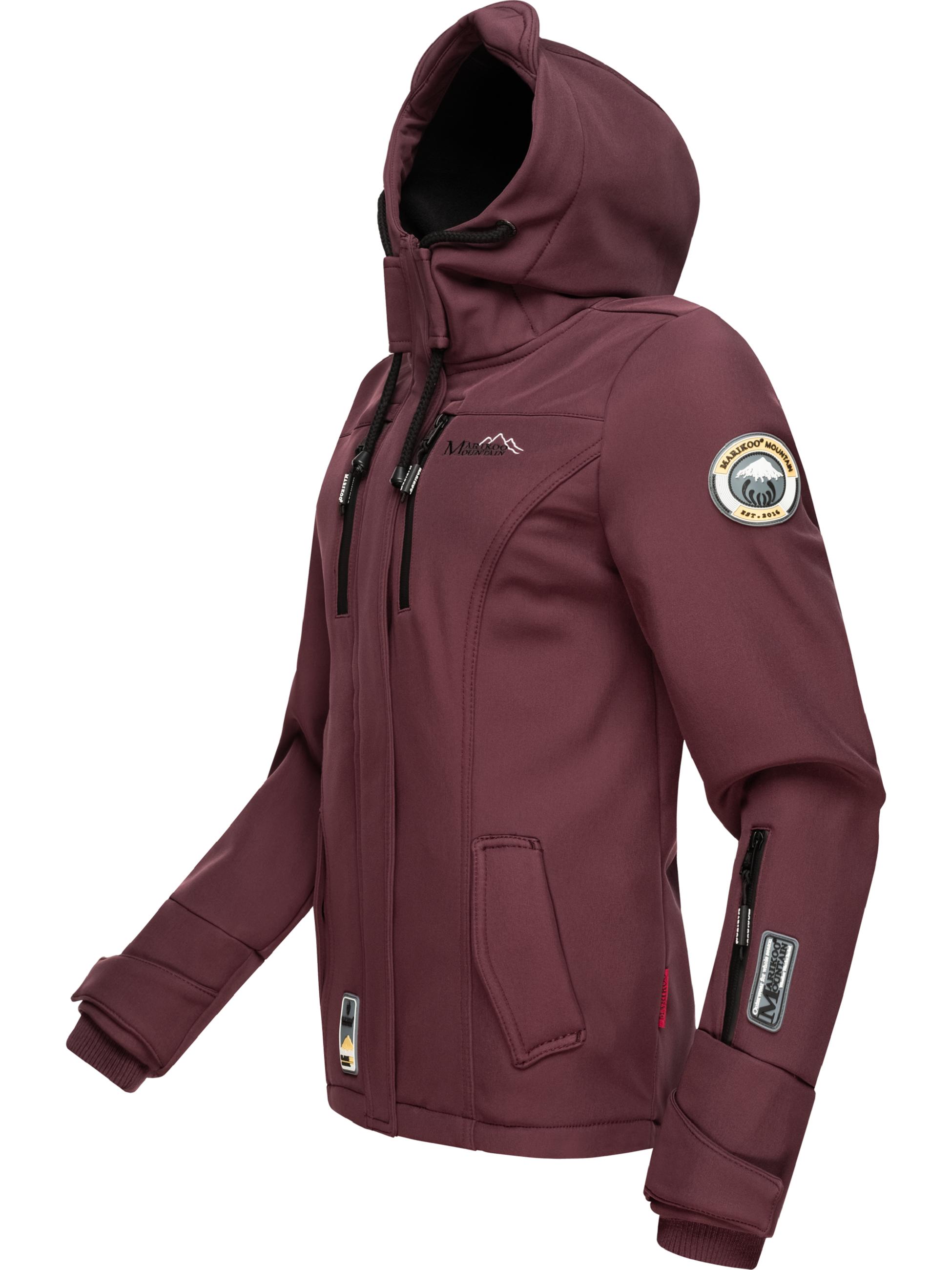 Übergang Softshell-Jacke mit Kapuze "Kleinezicke" Wine