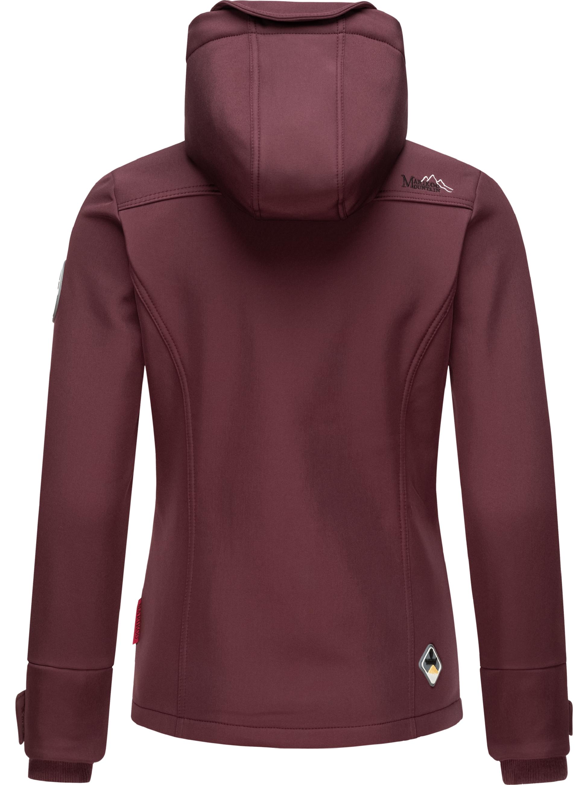 Übergang Softshell-Jacke mit Kapuze "Kleinezicke" Wine