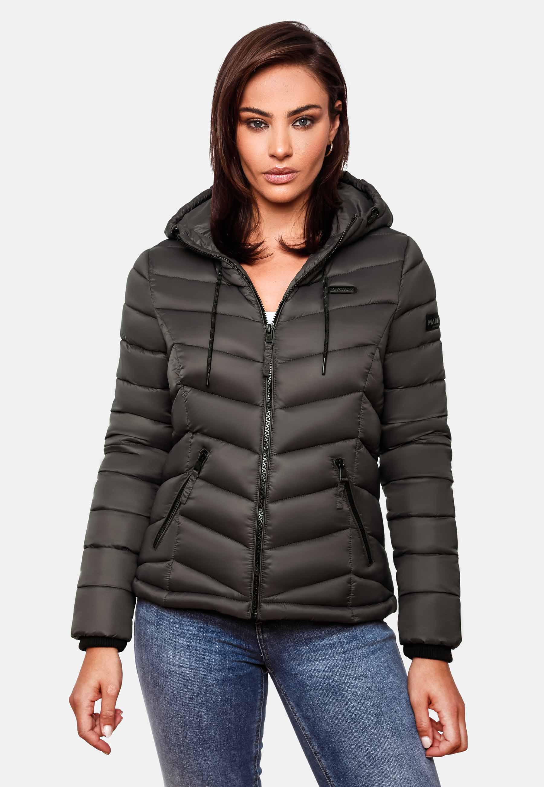 Leichte Steppjacke mit Kapuze "Kuala" Anthracite2