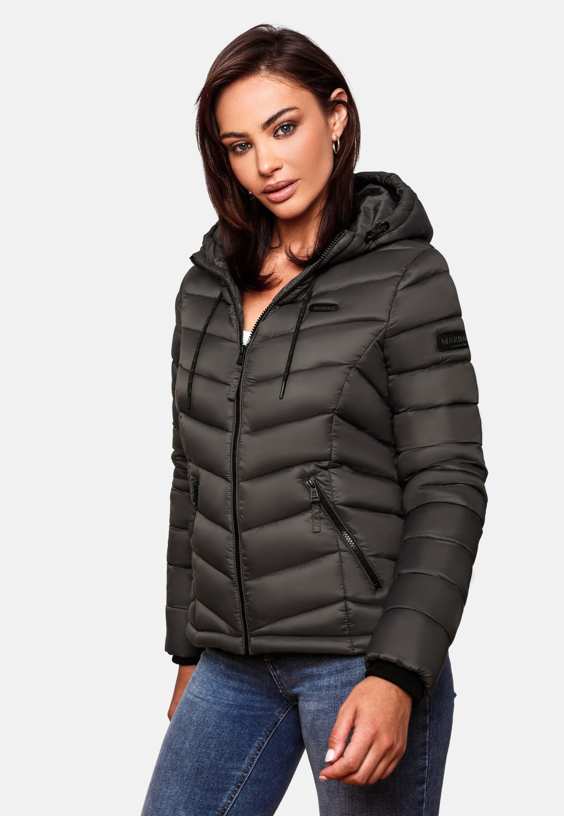 Leichte Steppjacke mit Kapuze "Kuala" Anthracite2