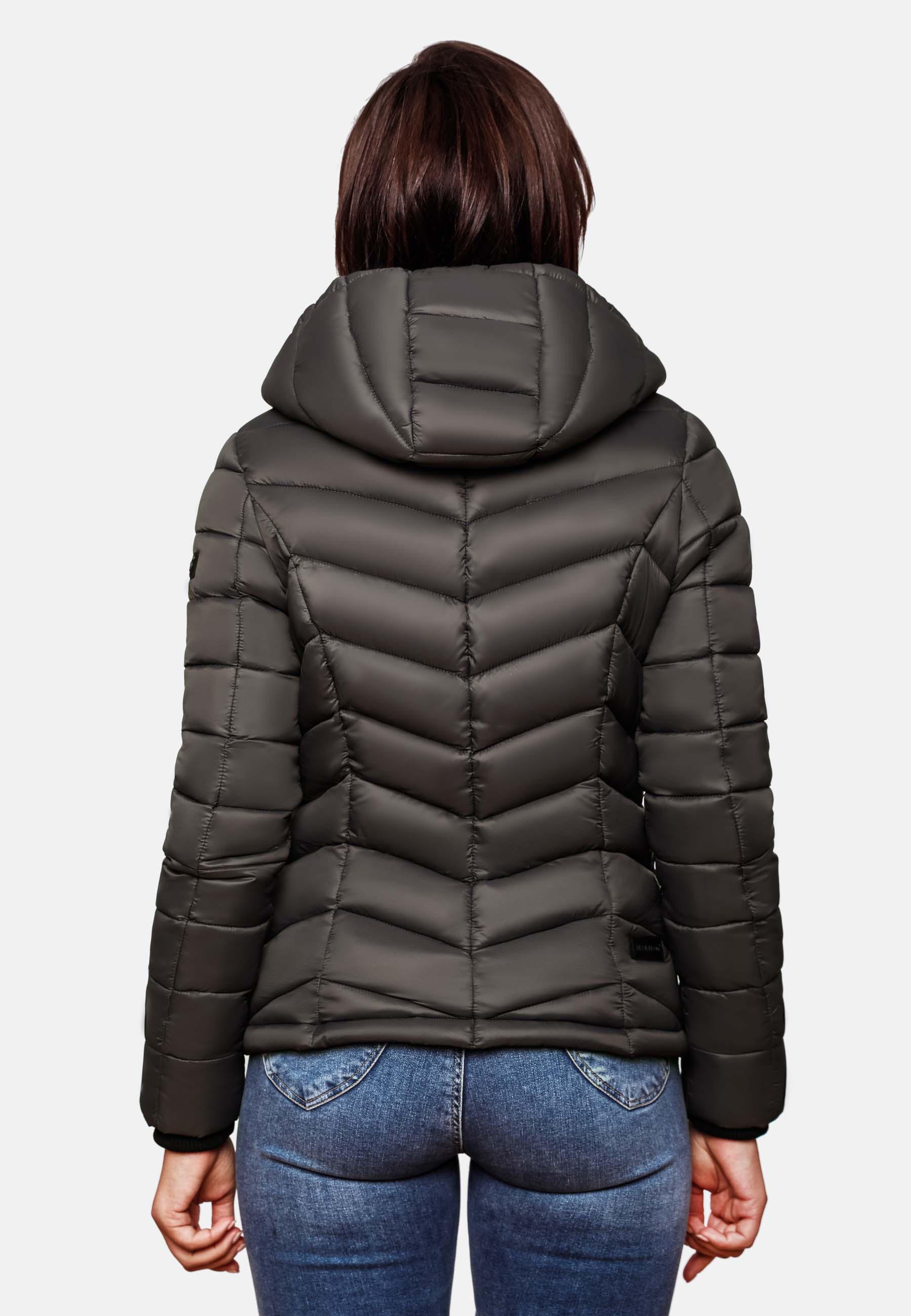 Leichte Steppjacke mit Kapuze "Kuala" Anthracite2