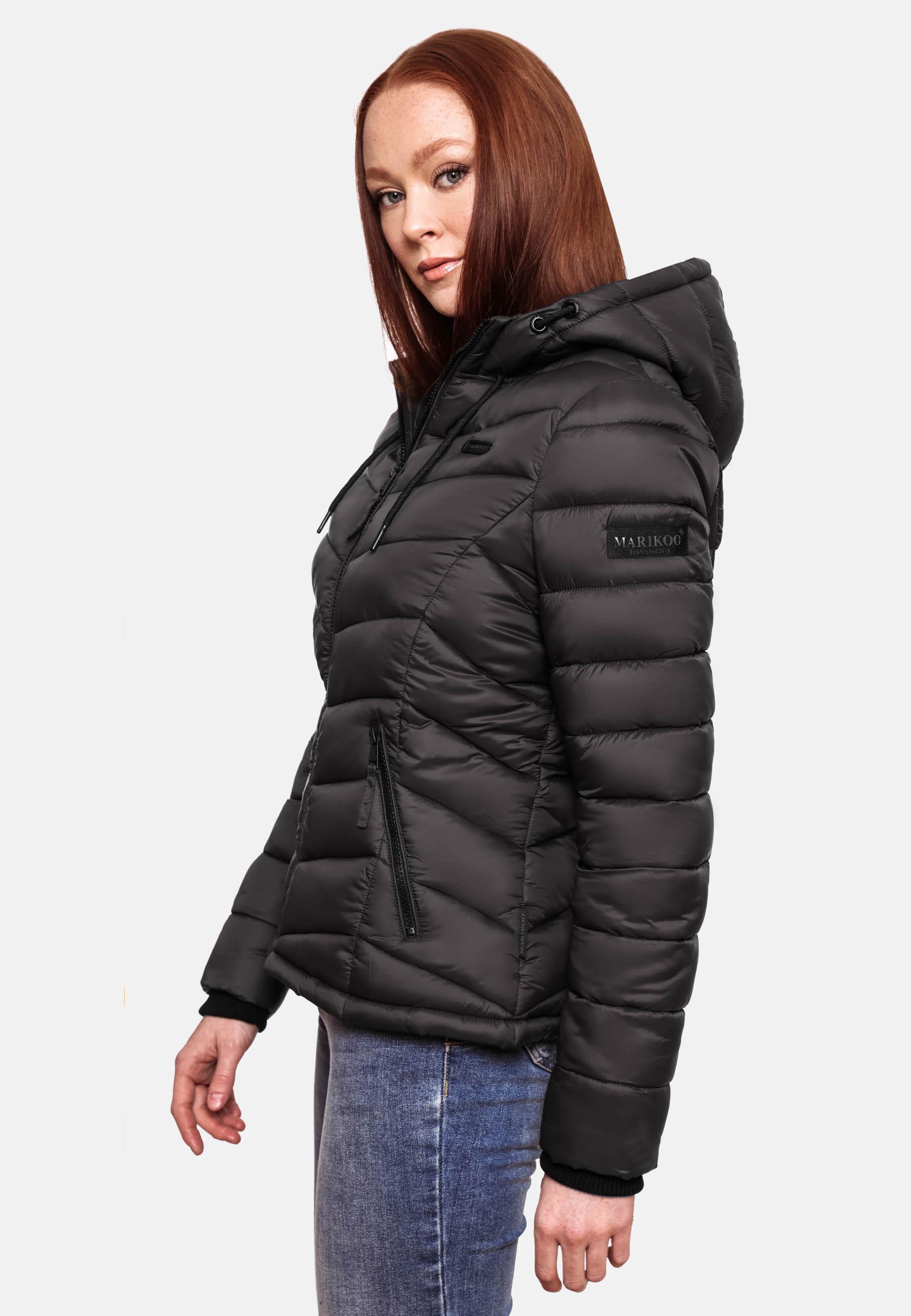 Leichte Steppjacke mit Kapuze "Kuala" Black2