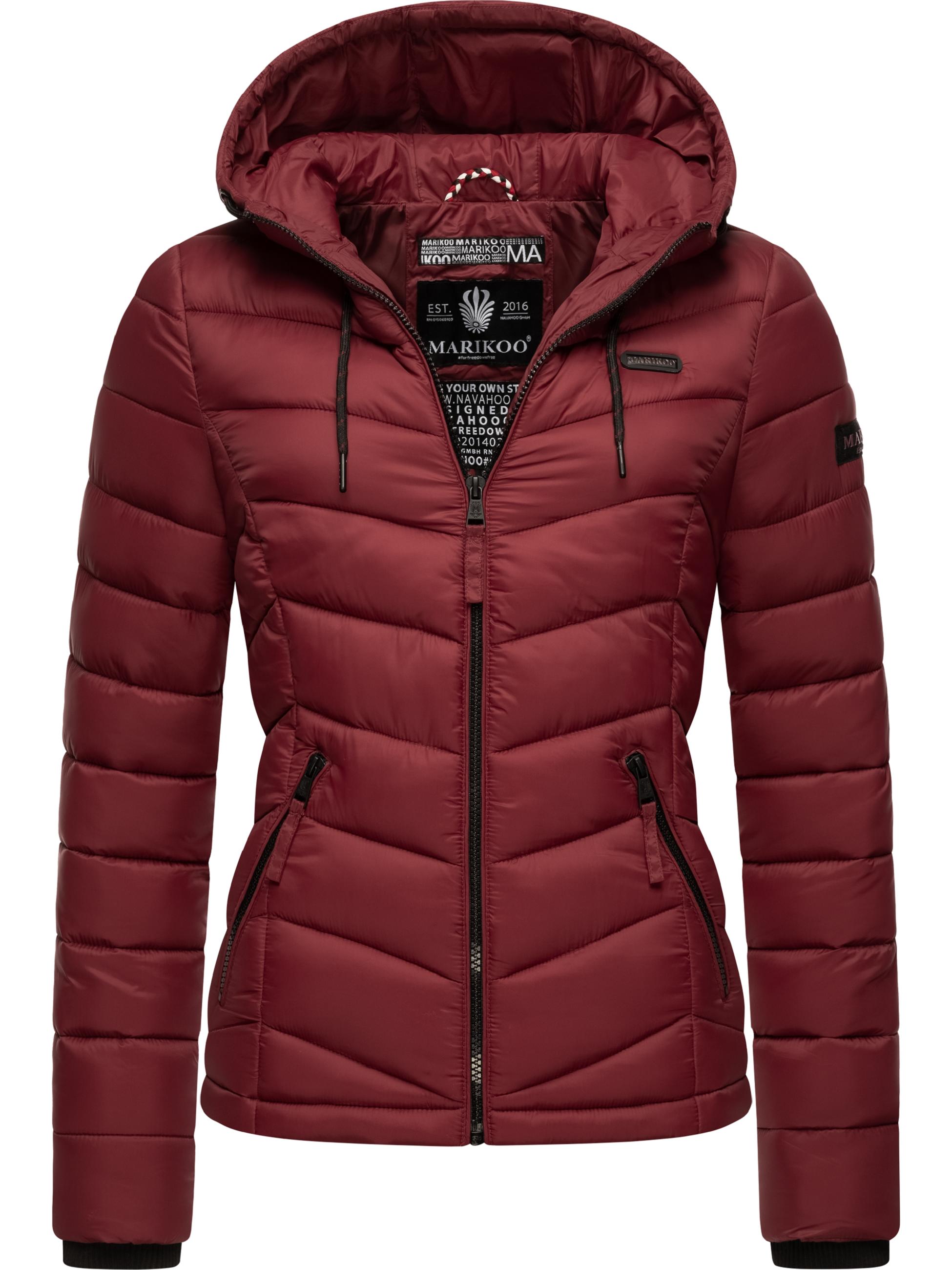 Leichte Steppjacke mit Kapuze "Kuala" Bordeaux2