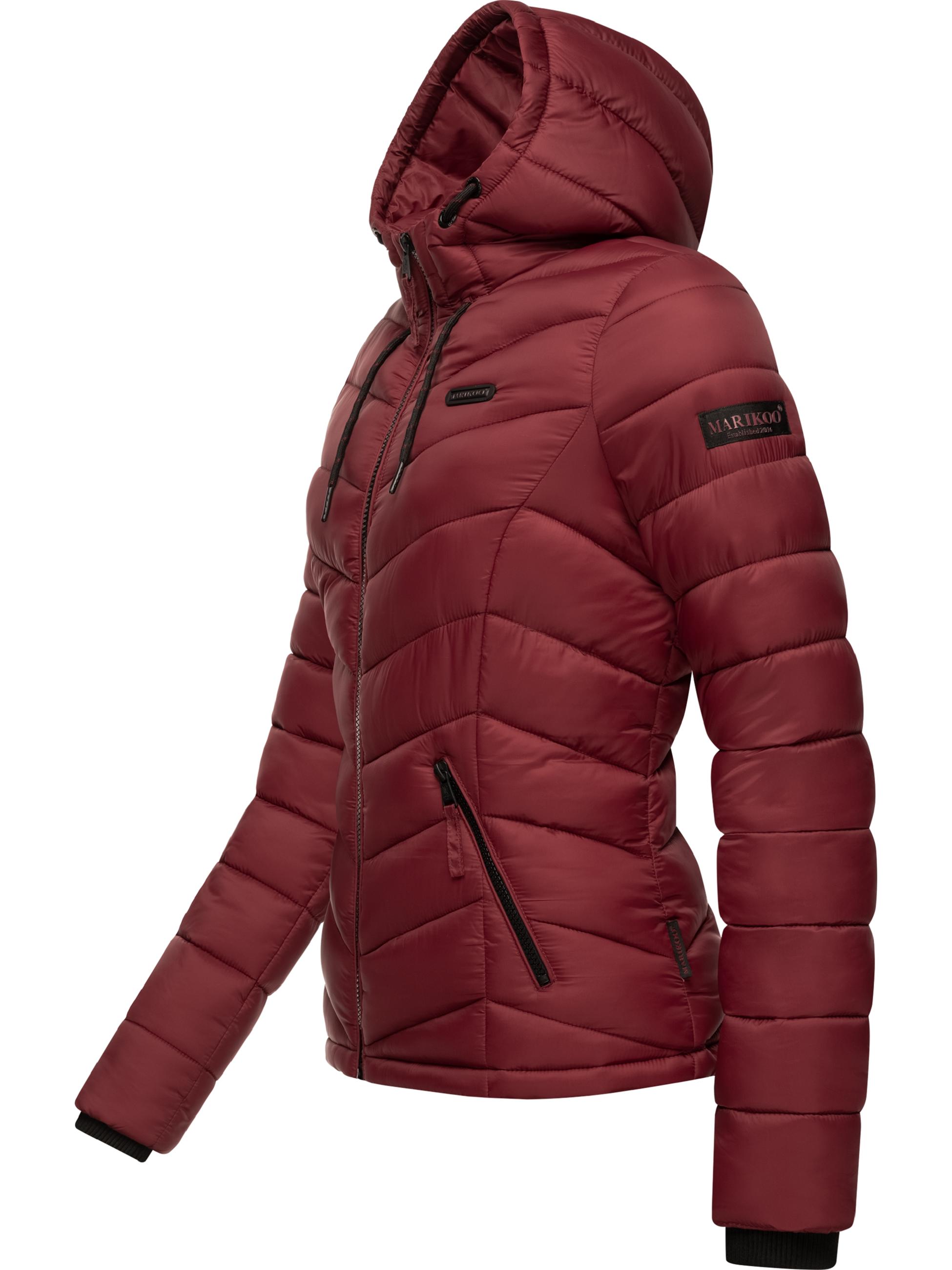 Leichte Steppjacke mit Kapuze "Kuala" Bordeaux2