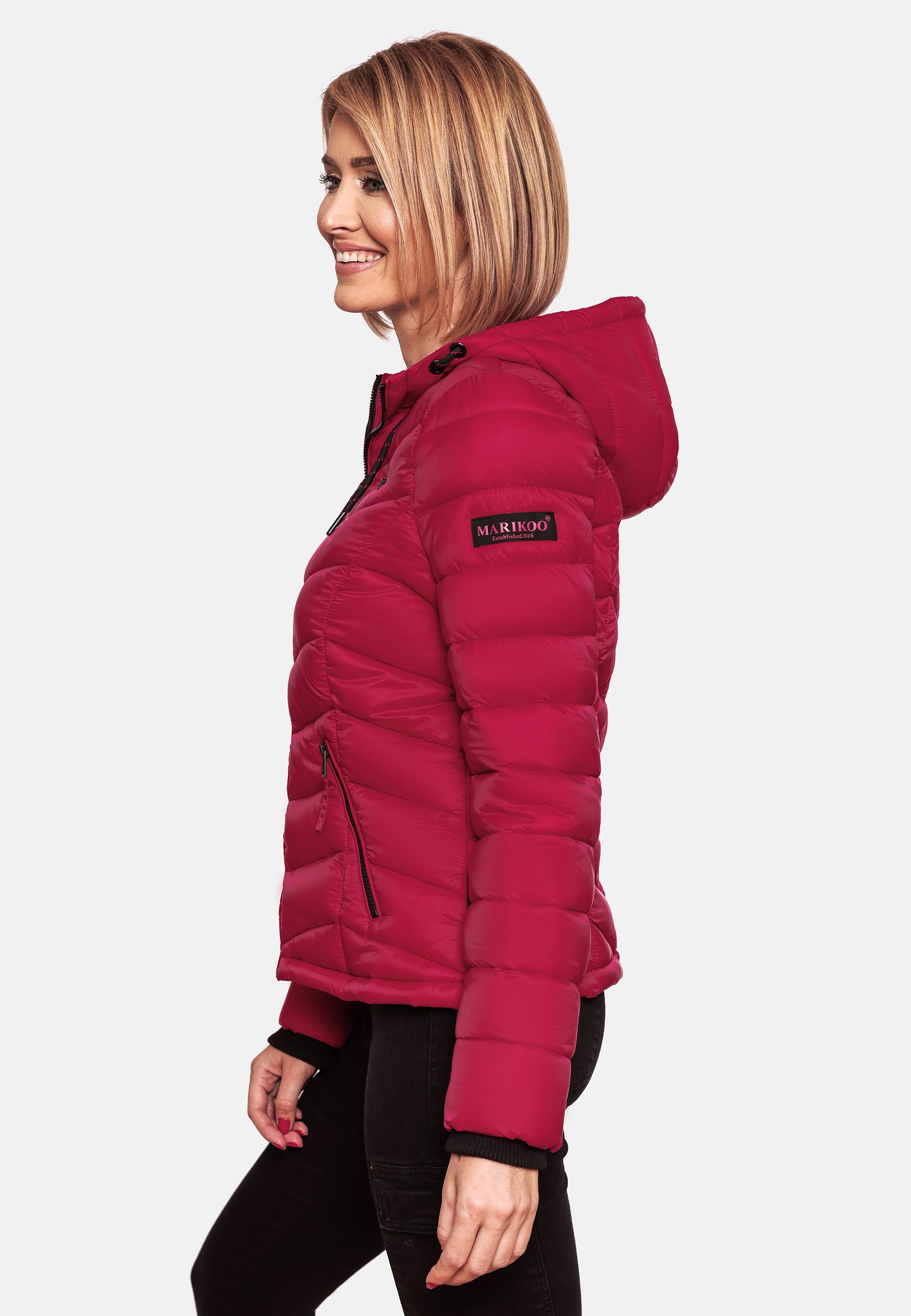 Leichte Steppjacke mit Kapuze "Kuala" Fuchsia2