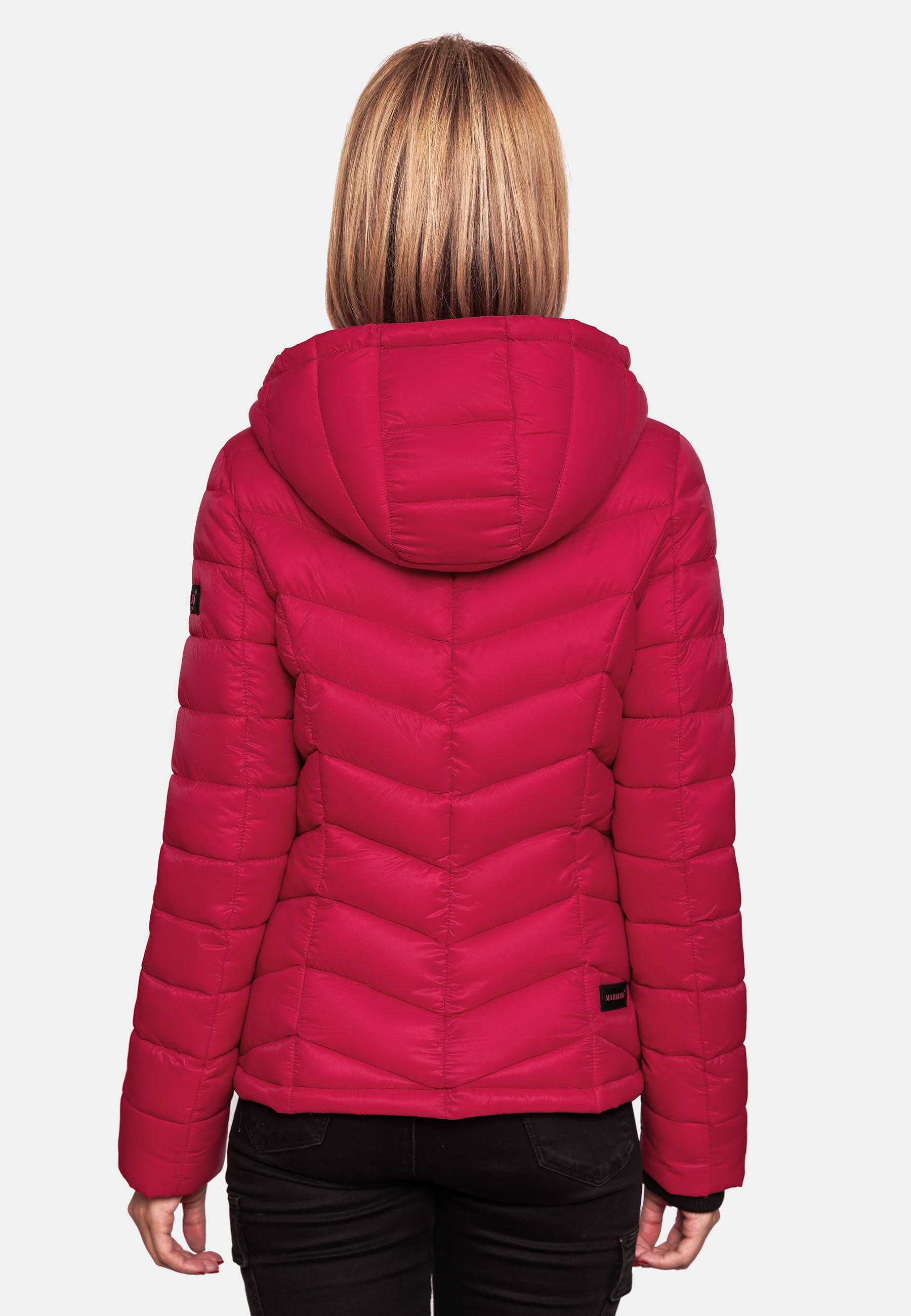 Leichte Steppjacke mit Kapuze "Kuala" Fuchsia2