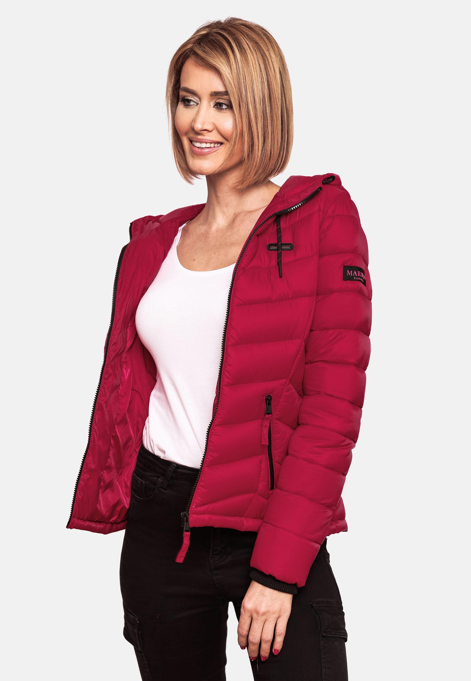 Leichte Steppjacke mit Kapuze "Kuala" Fuchsia2