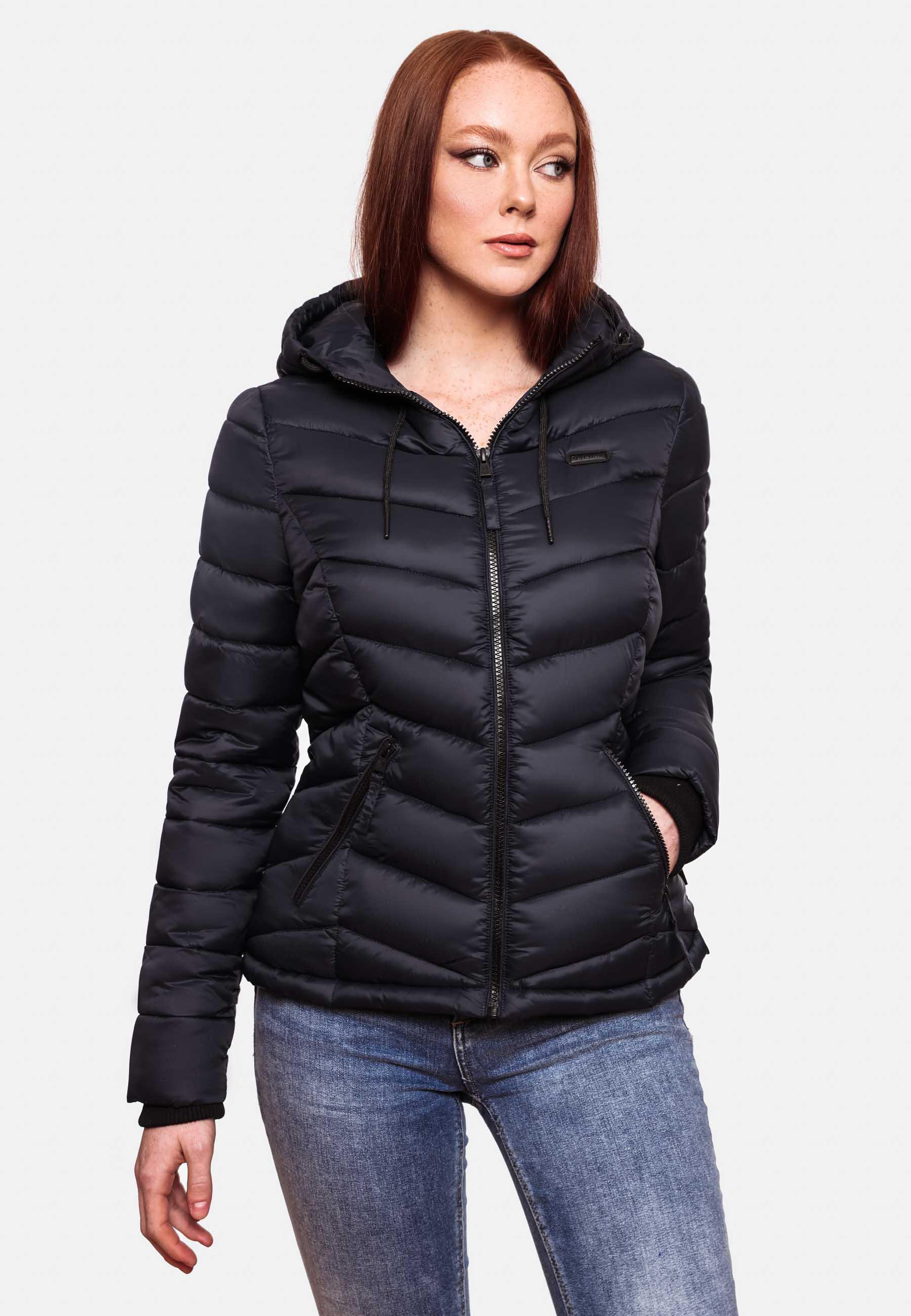 Leichte Steppjacke mit Kapuze "Kuala" Navy2