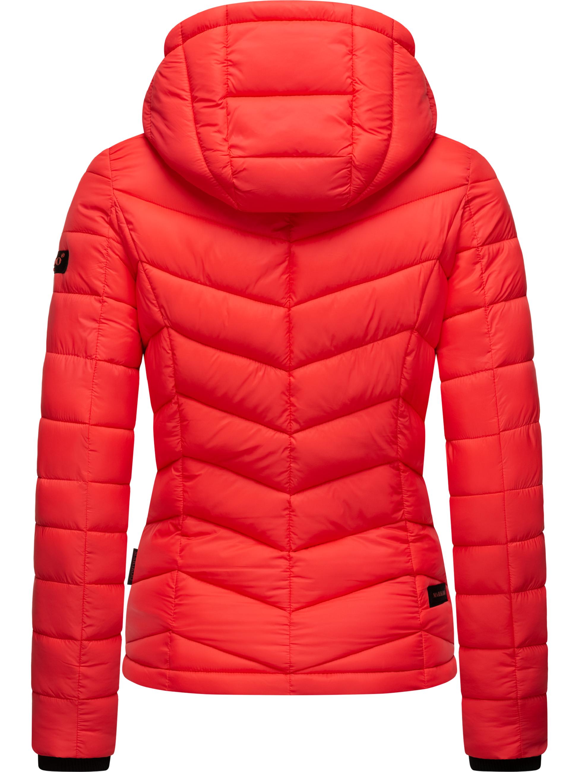 Leichte Steppjacke mit Kapuze "Kuala" Neon Coral2