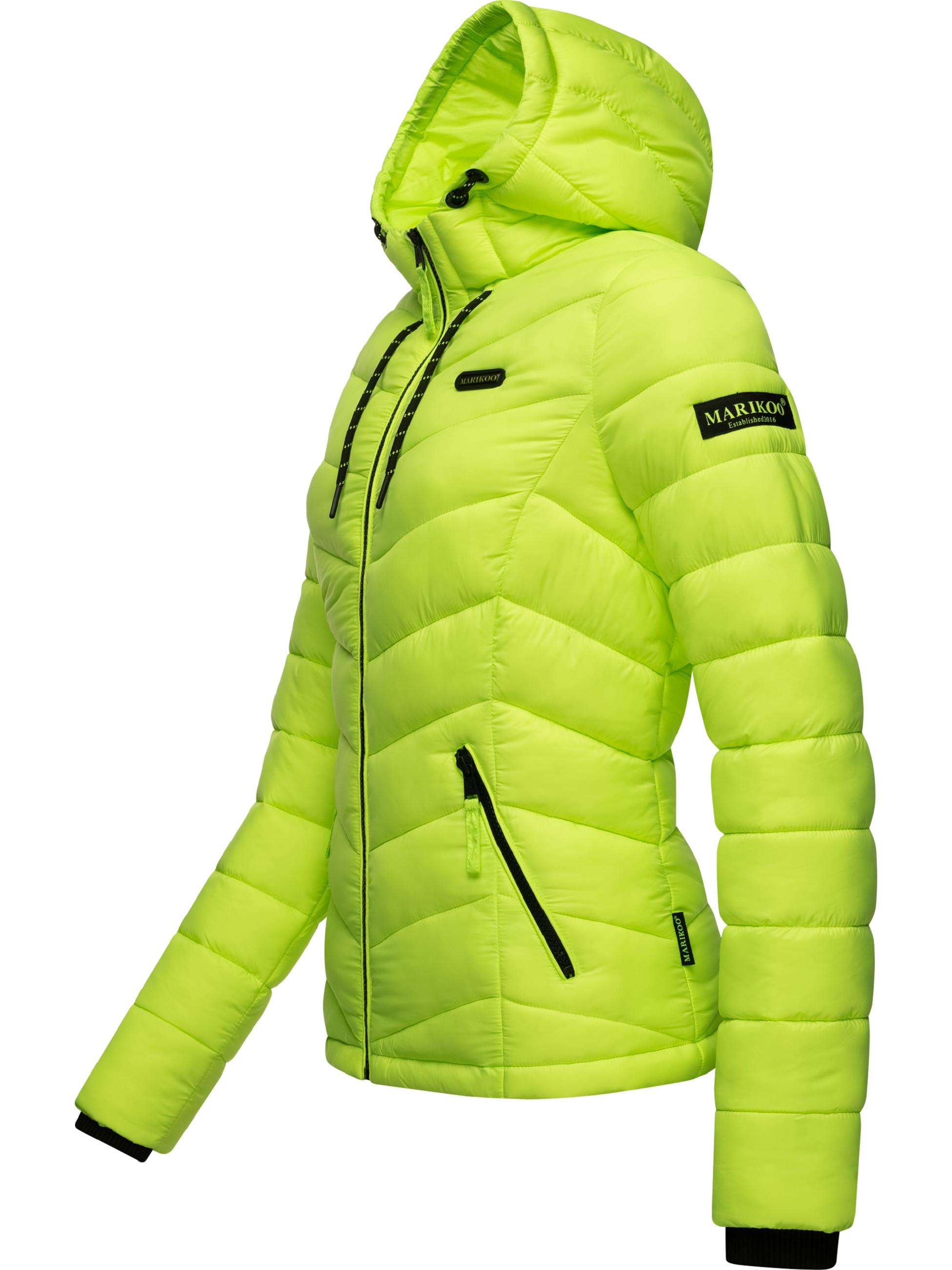 Leichte Steppjacke mit Kapuze "Kuala" Neon Green2