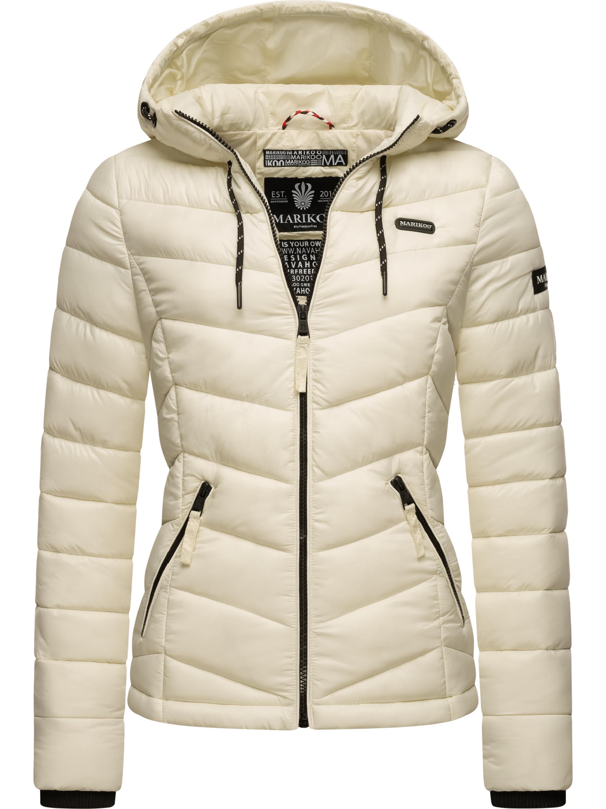 Leichte Steppjacke mit Kapuze "Kuala" Offwhite2