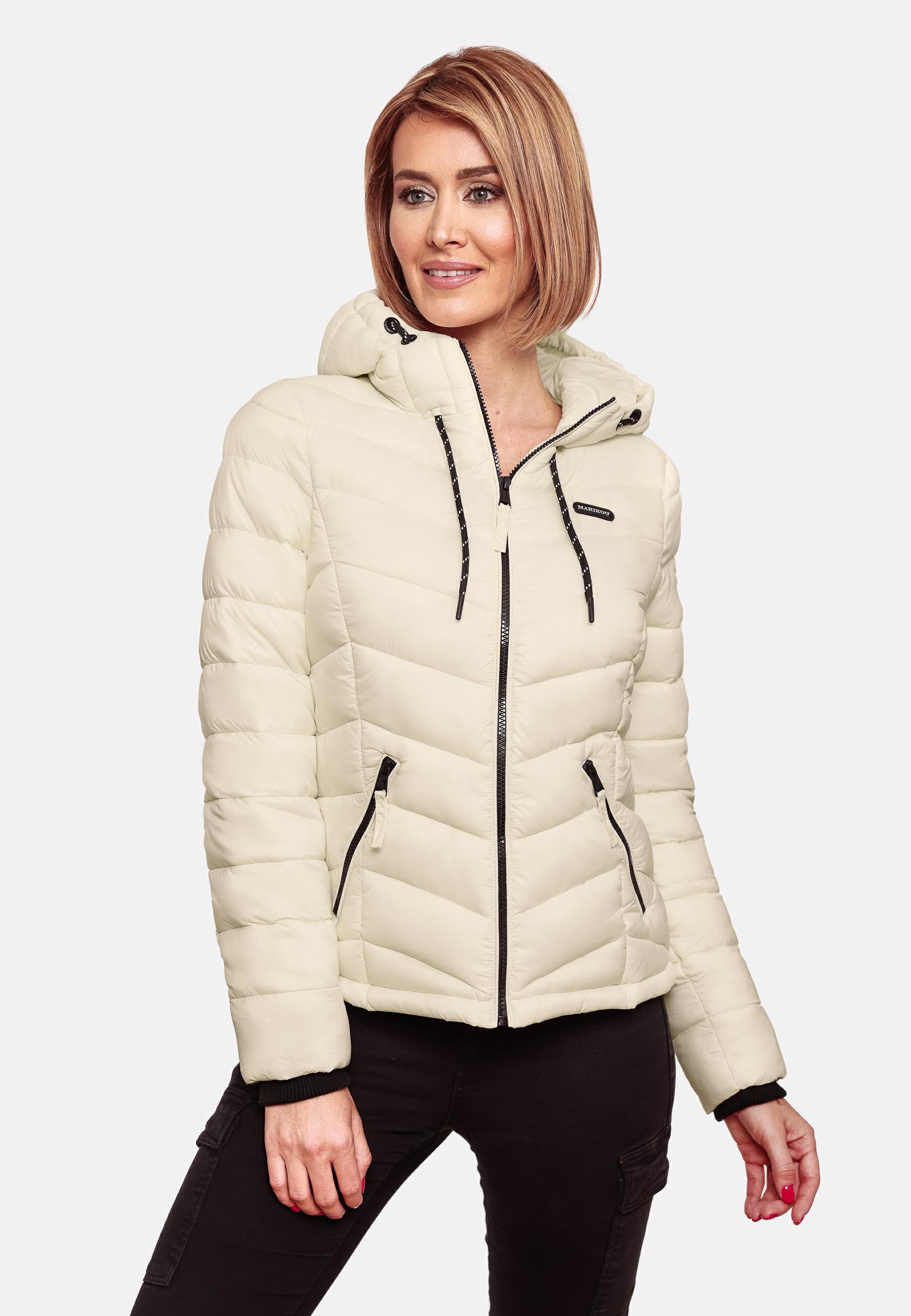 Leichte Steppjacke mit Kapuze "Kuala" Offwhite2