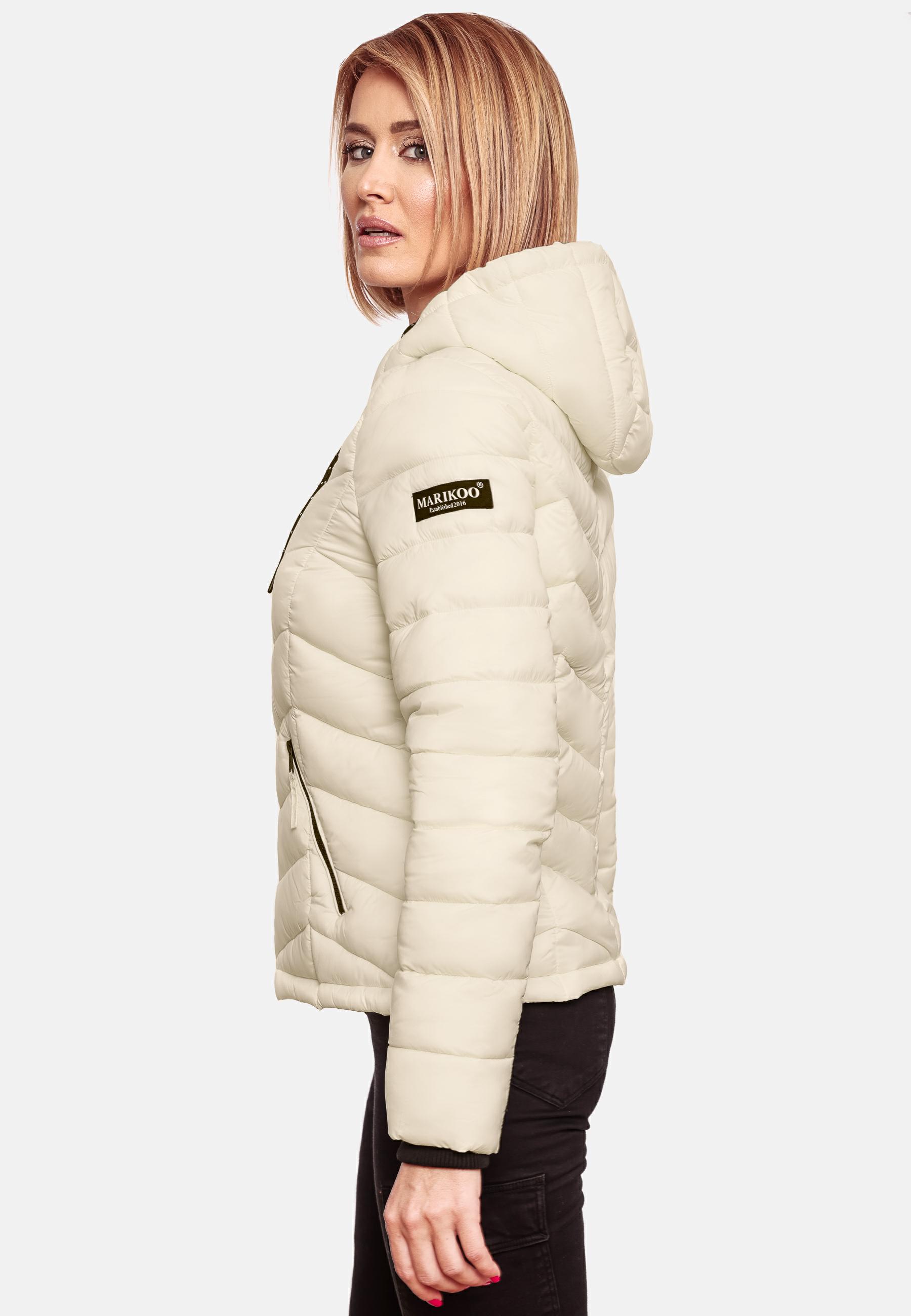 Leichte Steppjacke mit Kapuze "Kuala" Offwhite2