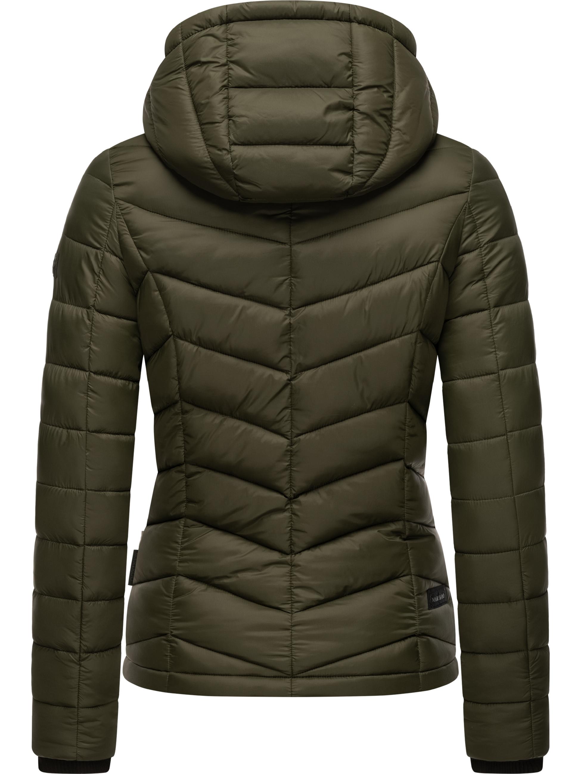 Leichte Steppjacke mit Kapuze "Kuala" Olive2