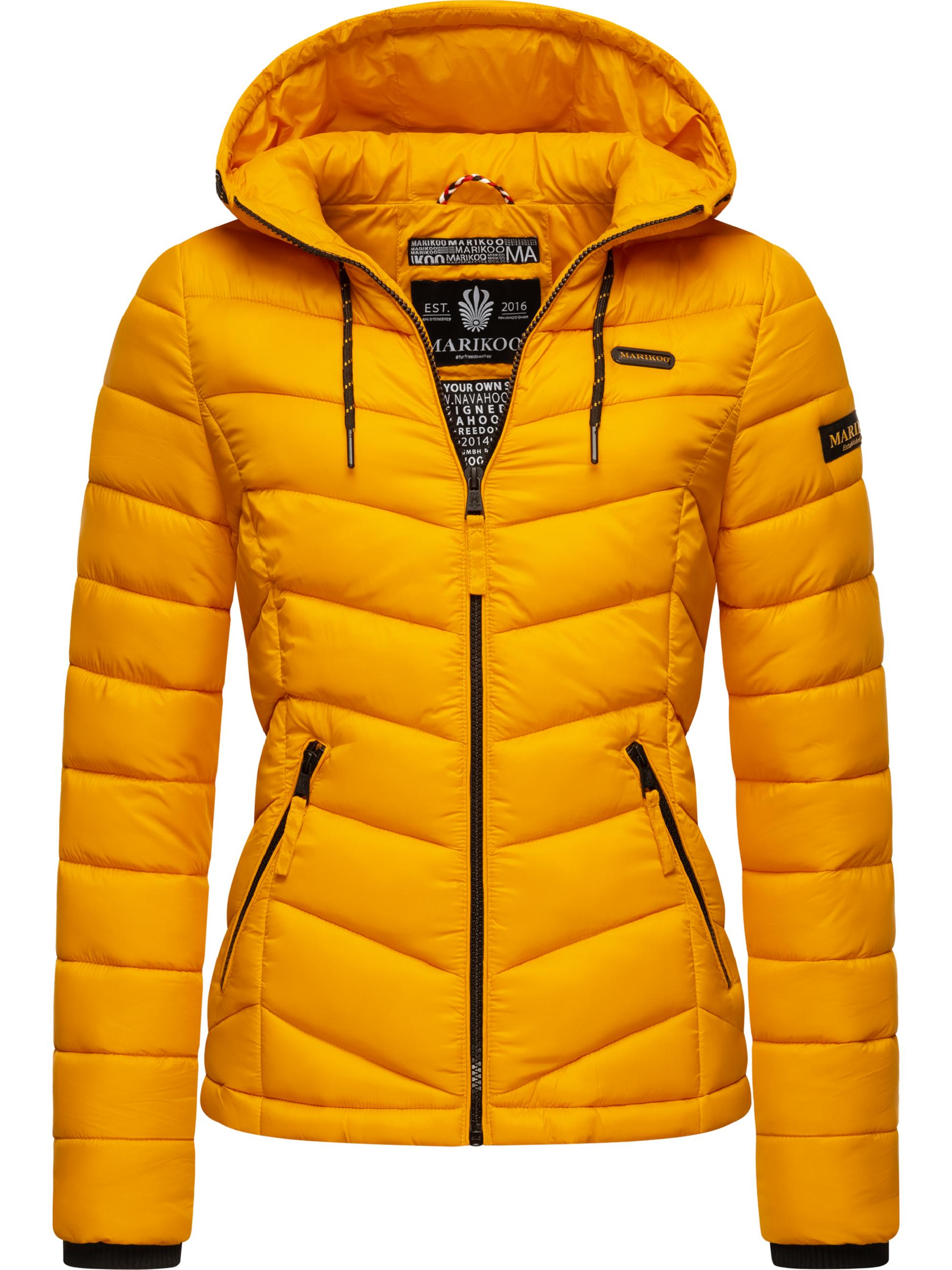 Leichte Steppjacke mit Kapuze "Kuala" Yellow2