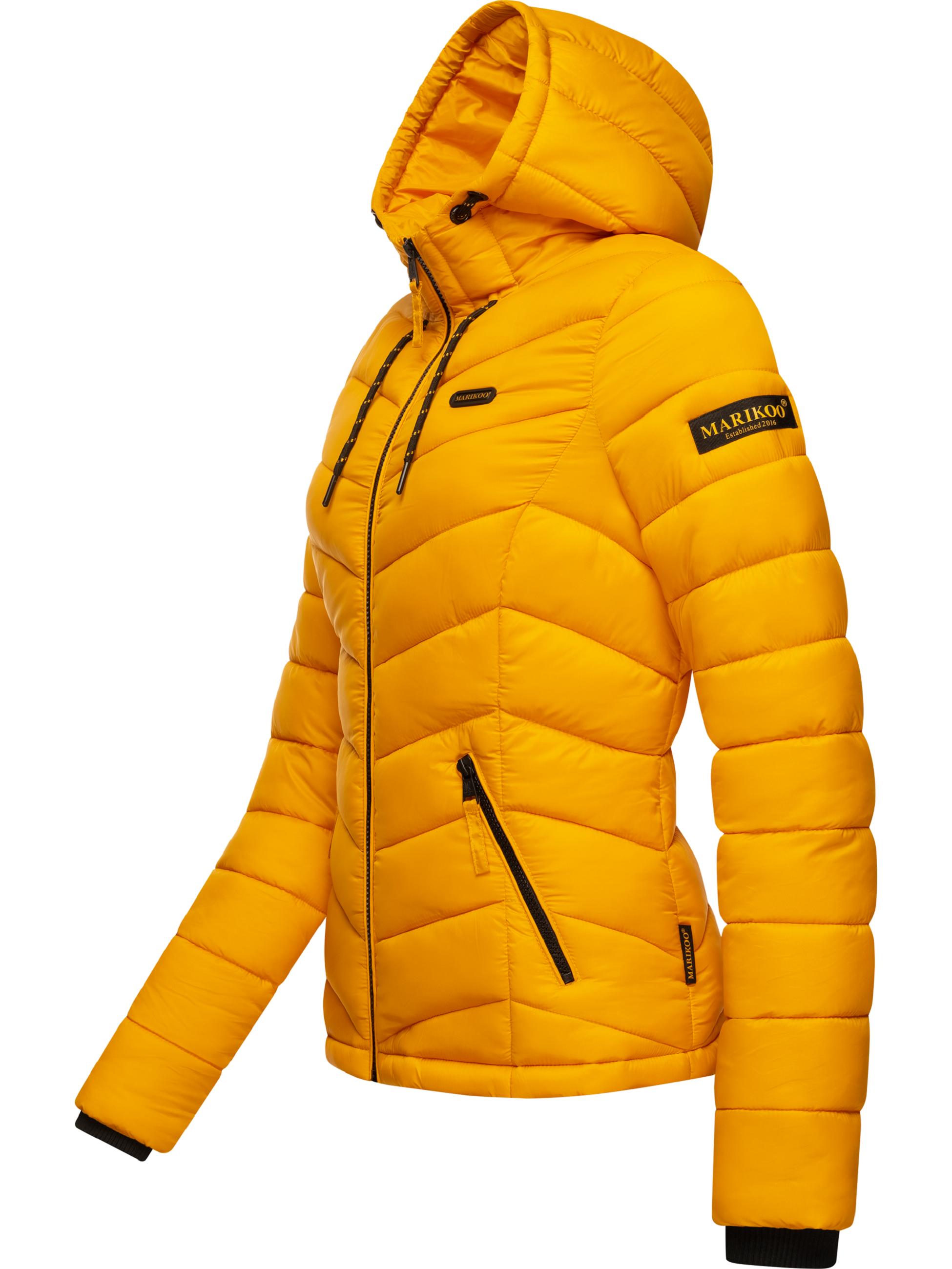 Leichte Steppjacke mit Kapuze "Kuala" Yellow2