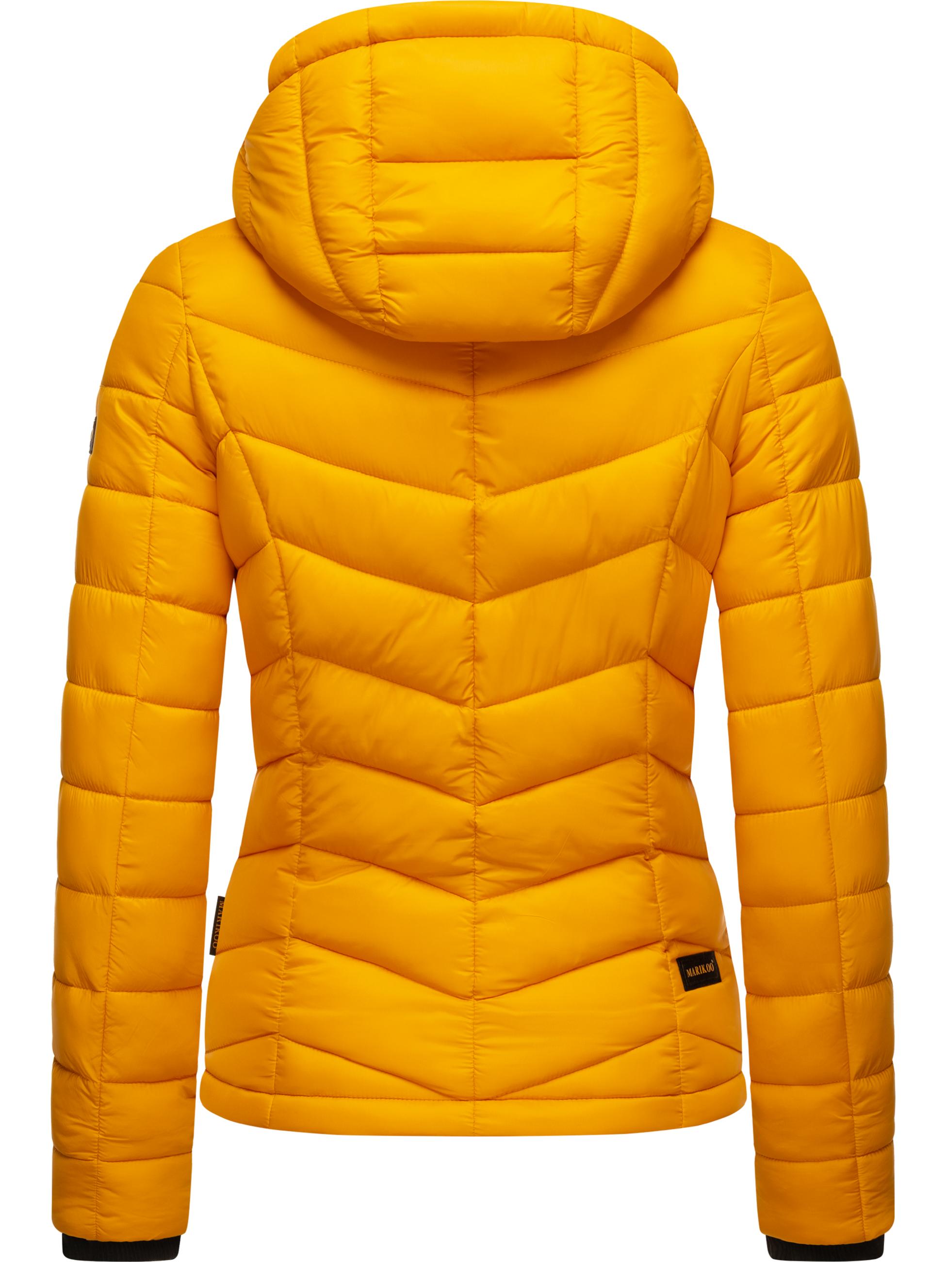 Leichte Steppjacke mit Kapuze "Kuala" Yellow2