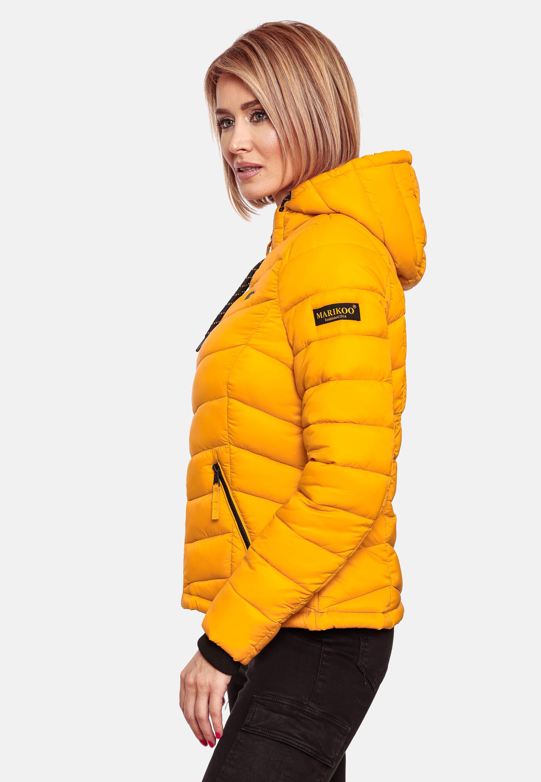 Leichte Steppjacke mit Kapuze "Kuala" Yellow2