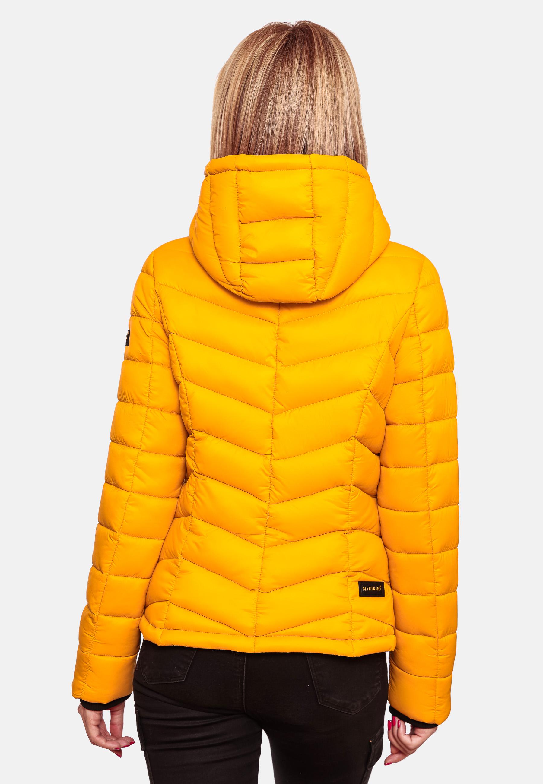 Leichte Steppjacke mit Kapuze "Kuala" Yellow2