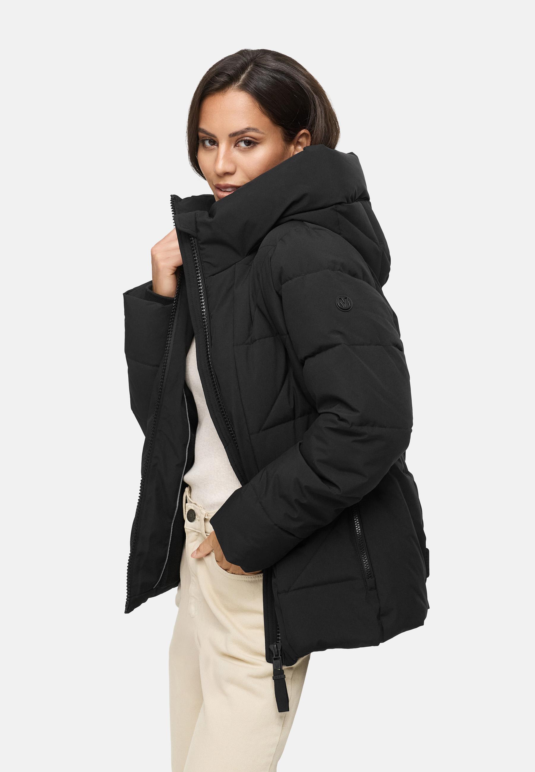 Winter Steppjacke "Kuschelnasee 16" Black