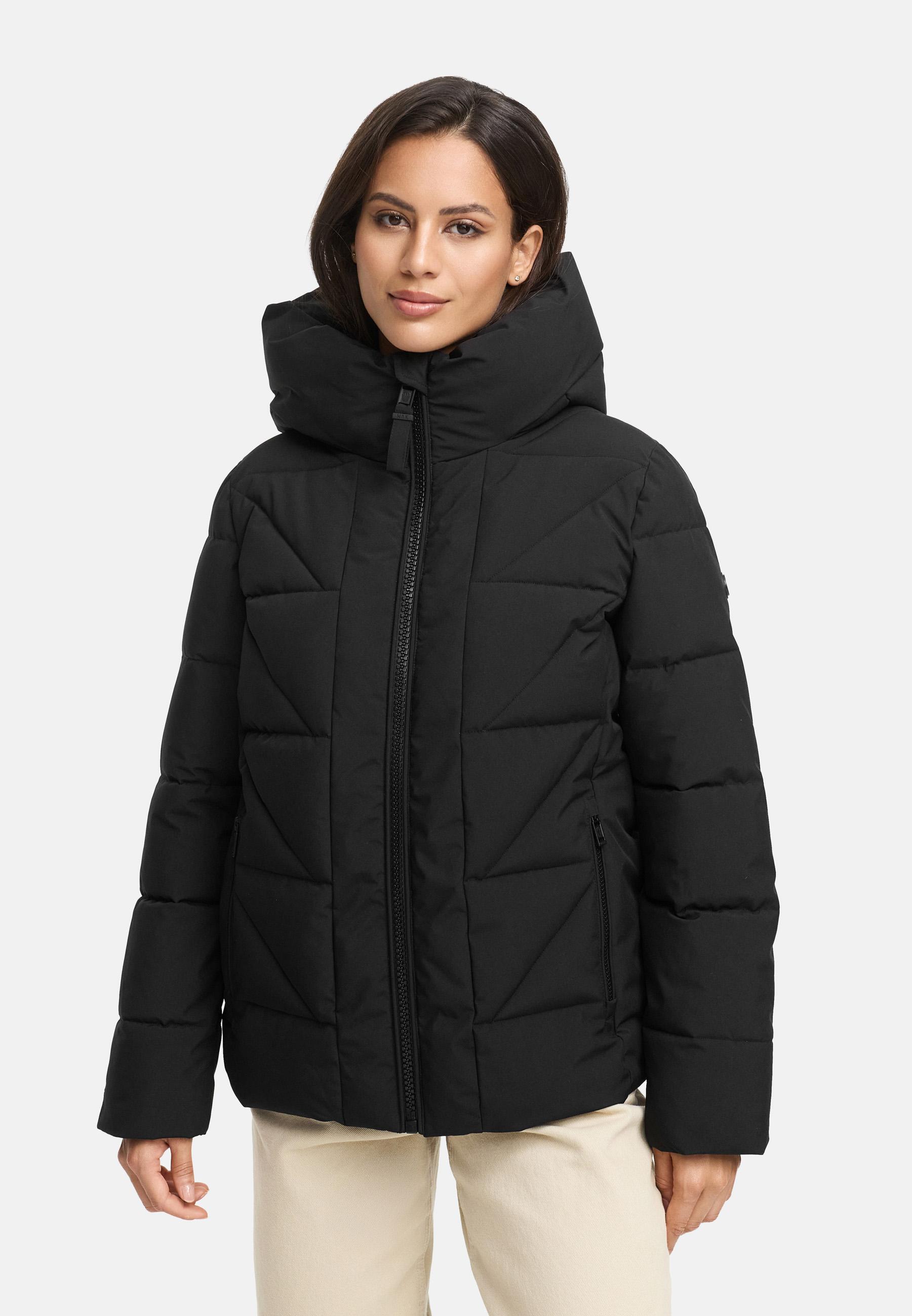 Winter Steppjacke "Kuschelnasee 16" Black