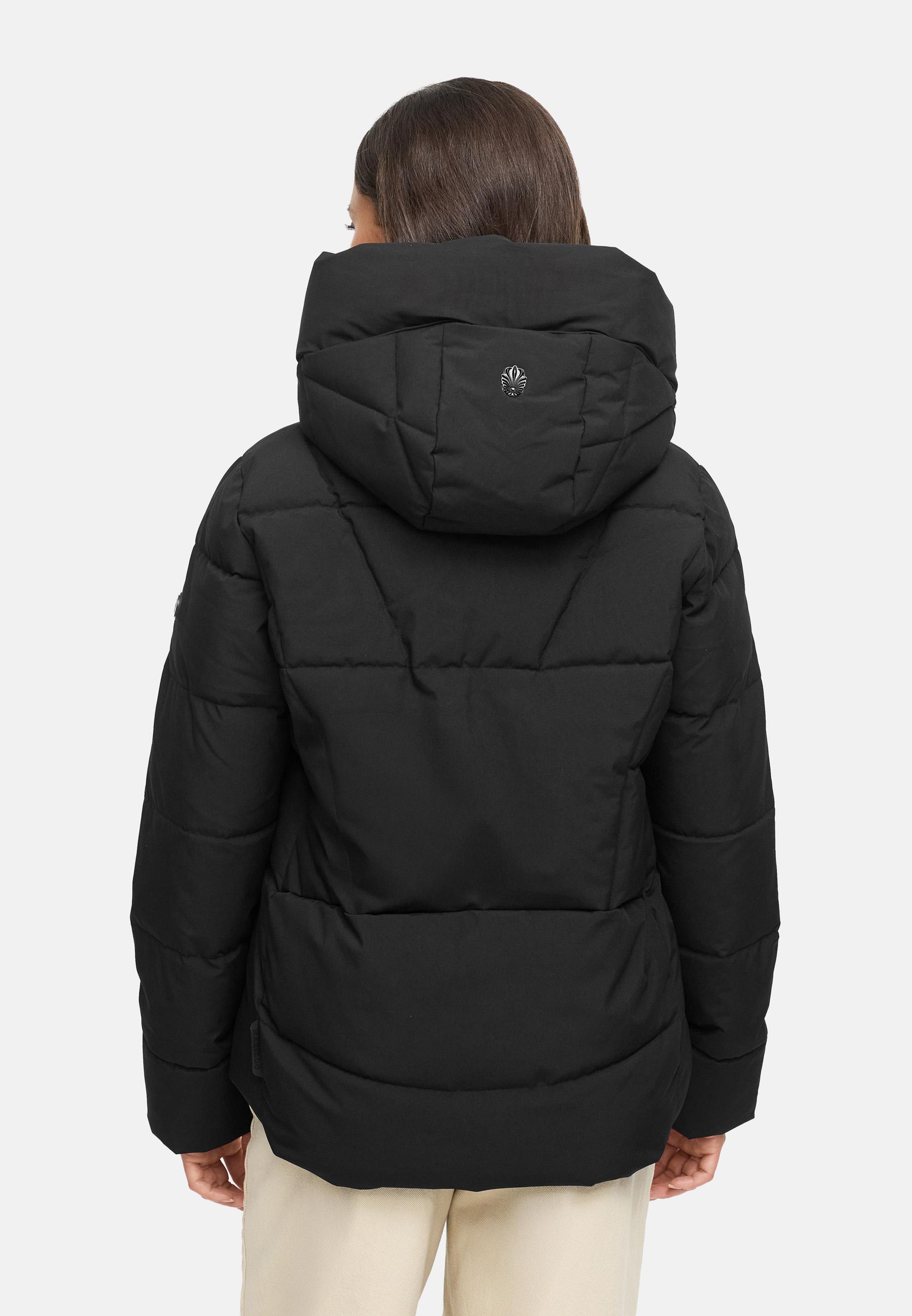 Winter Steppjacke "Kuschelnasee 16" Black