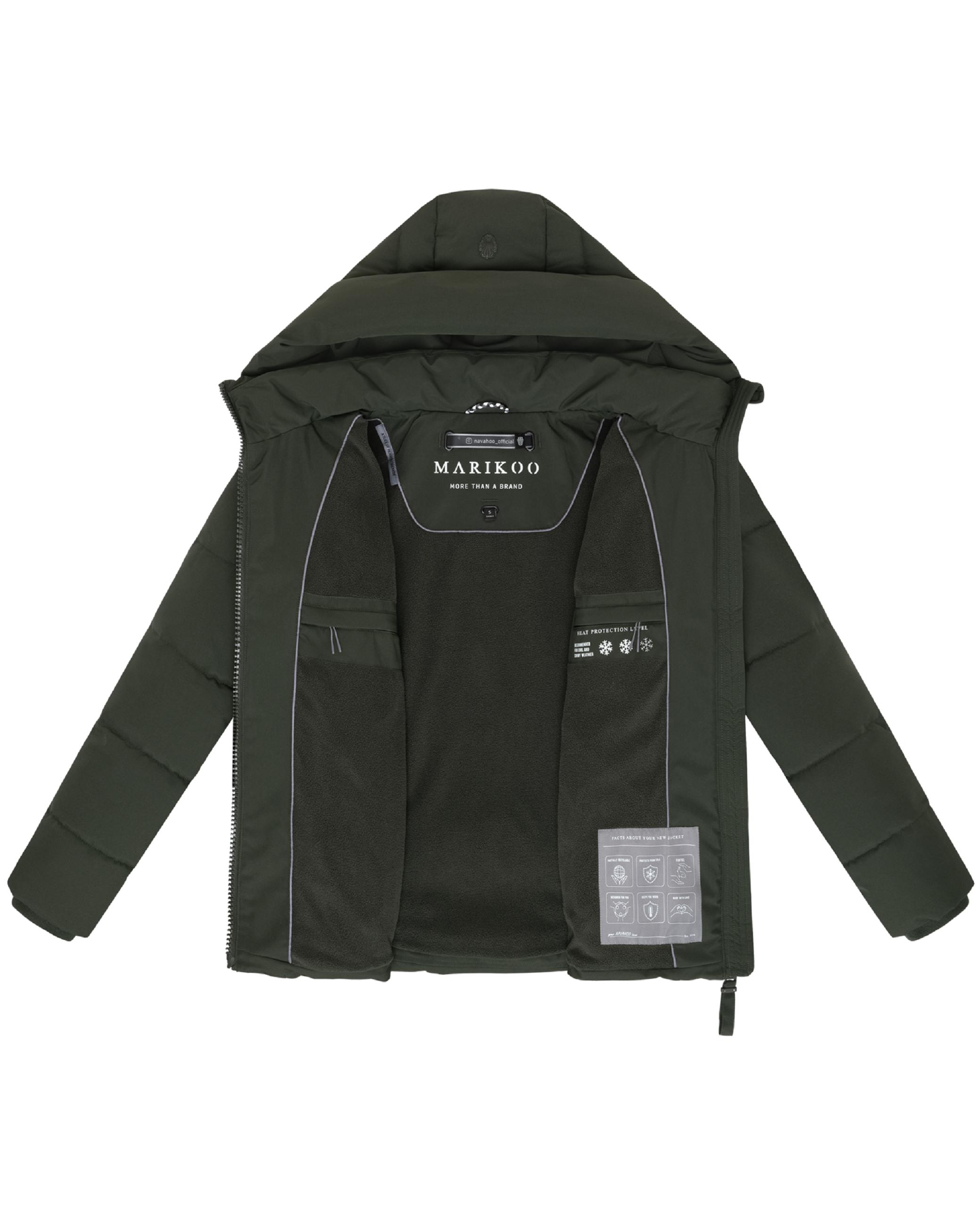 Winter Steppjacke "Kuschelnasee 16" Dark Olive