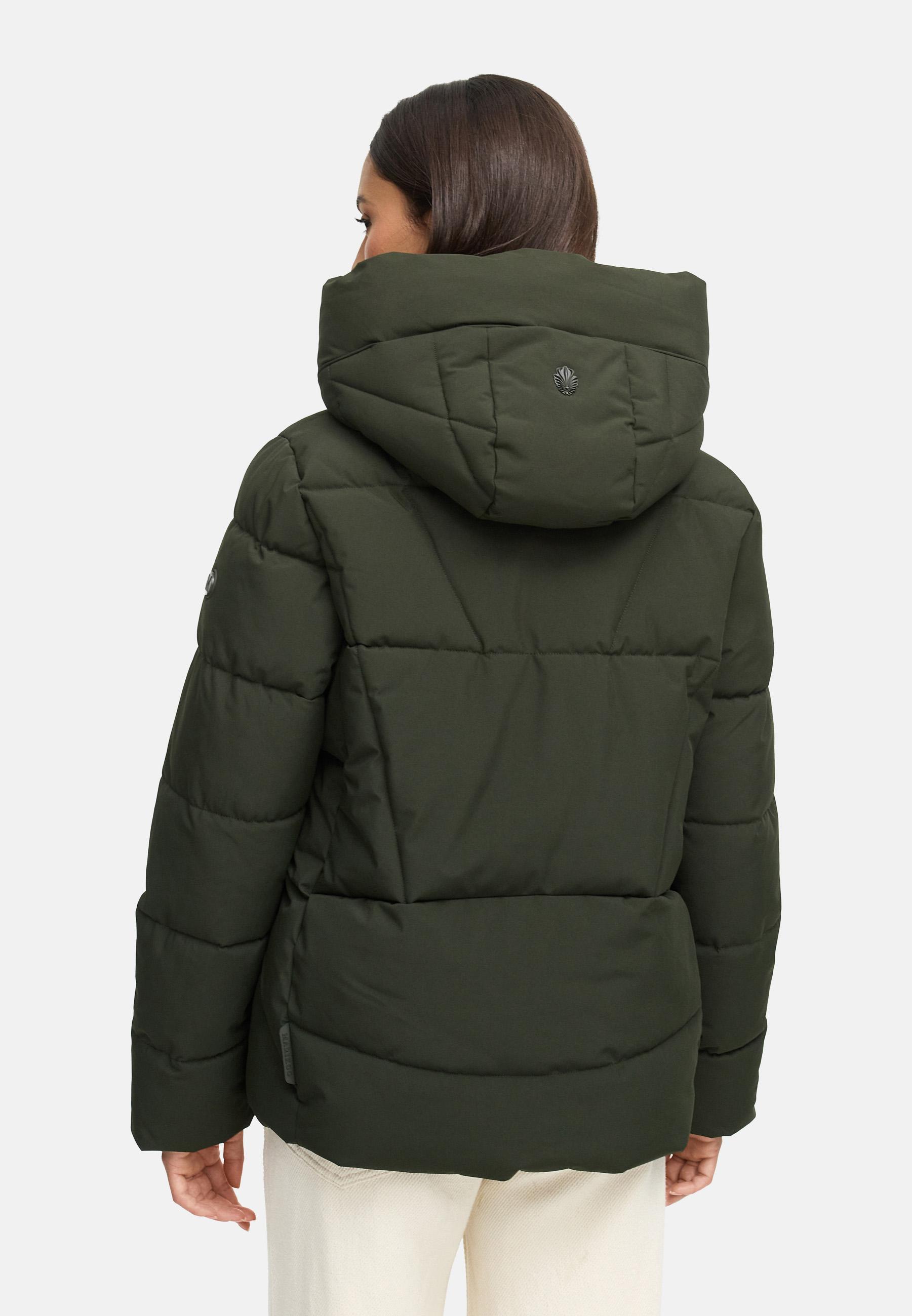 Winter Steppjacke "Kuschelnasee 16" Dark Olive