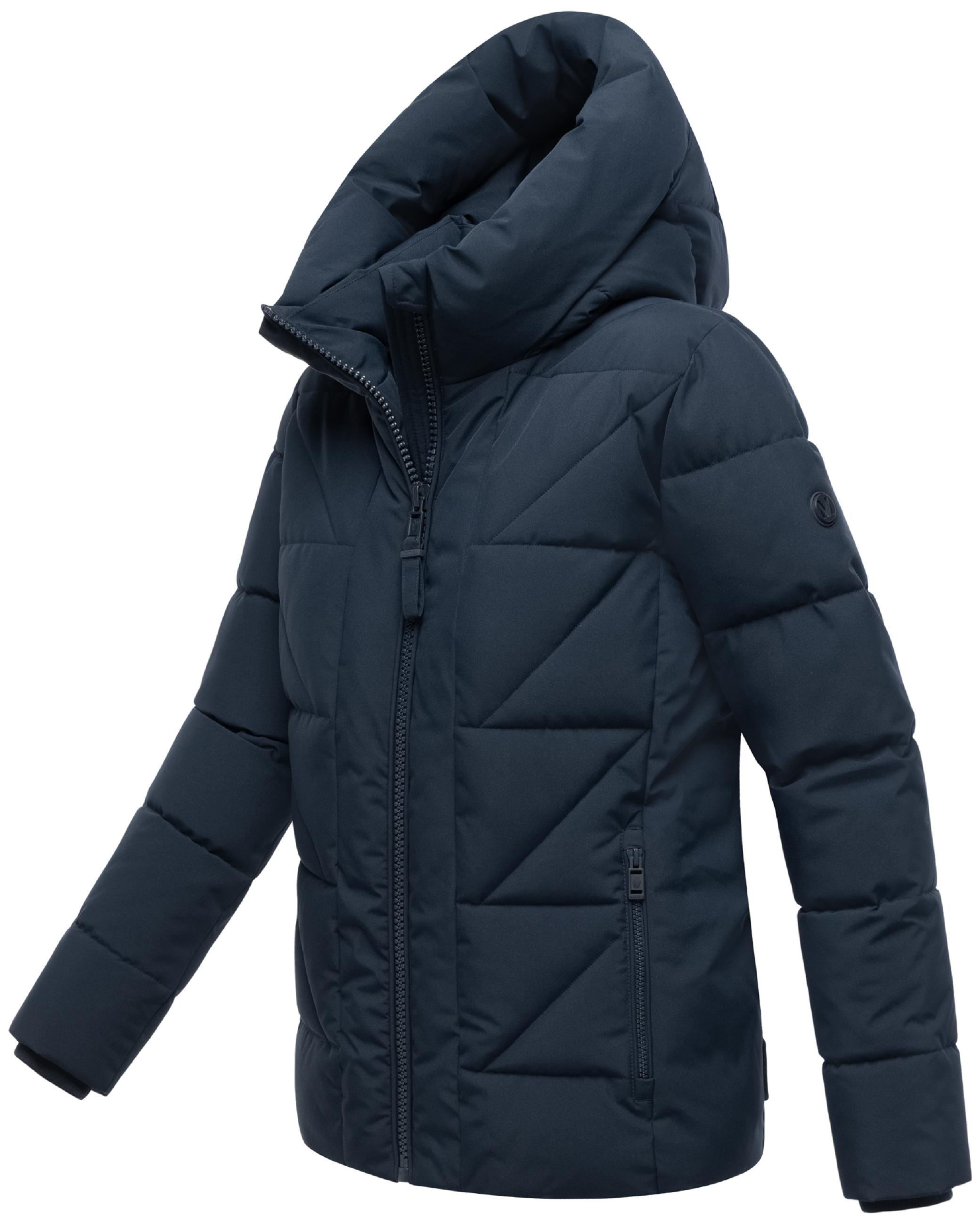 Winter Steppjacke "Kuschelnasee 16" Navy