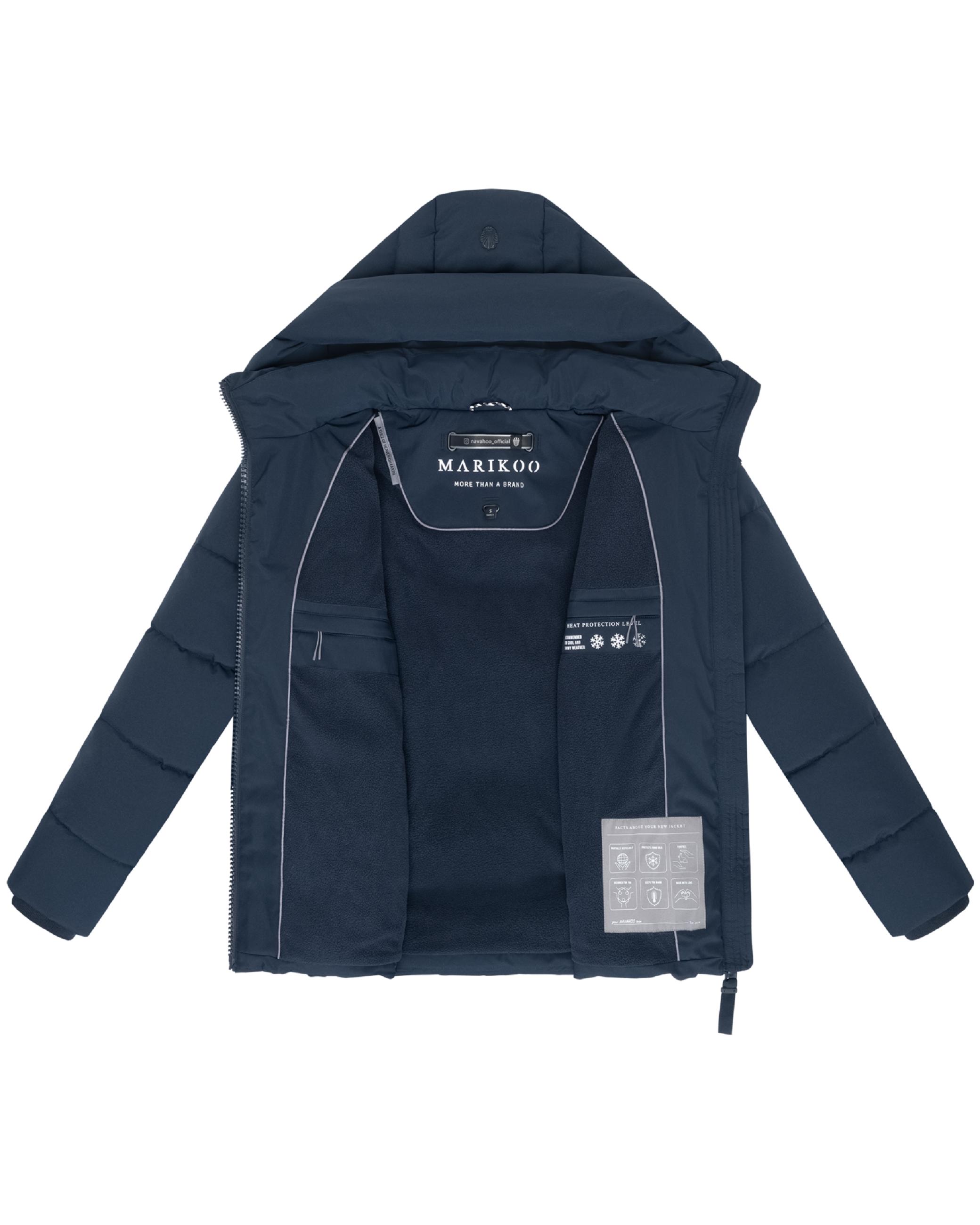 Winter Steppjacke "Kuschelnasee 16" Navy