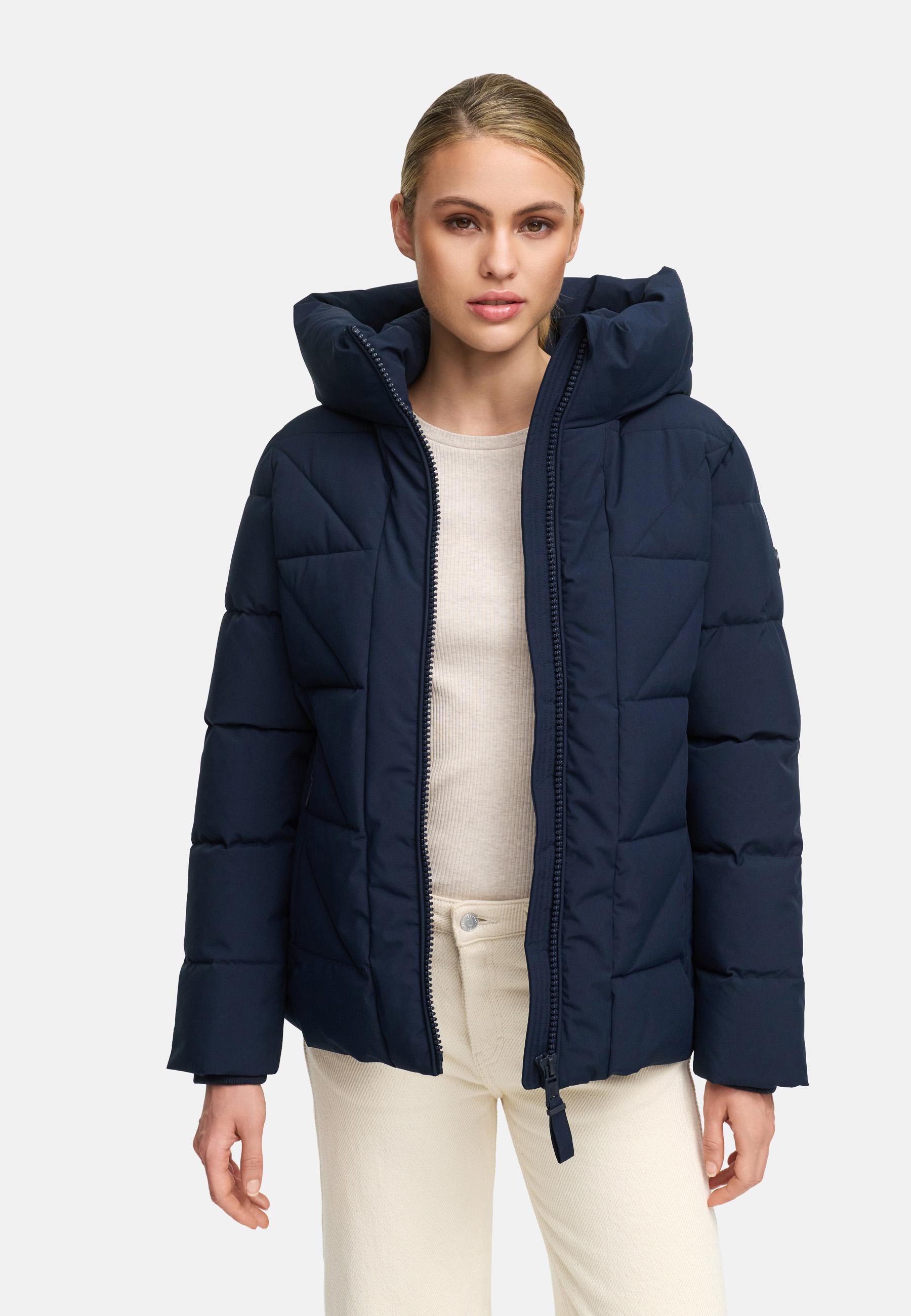 Winter Steppjacke "Kuschelnasee 16" Navy