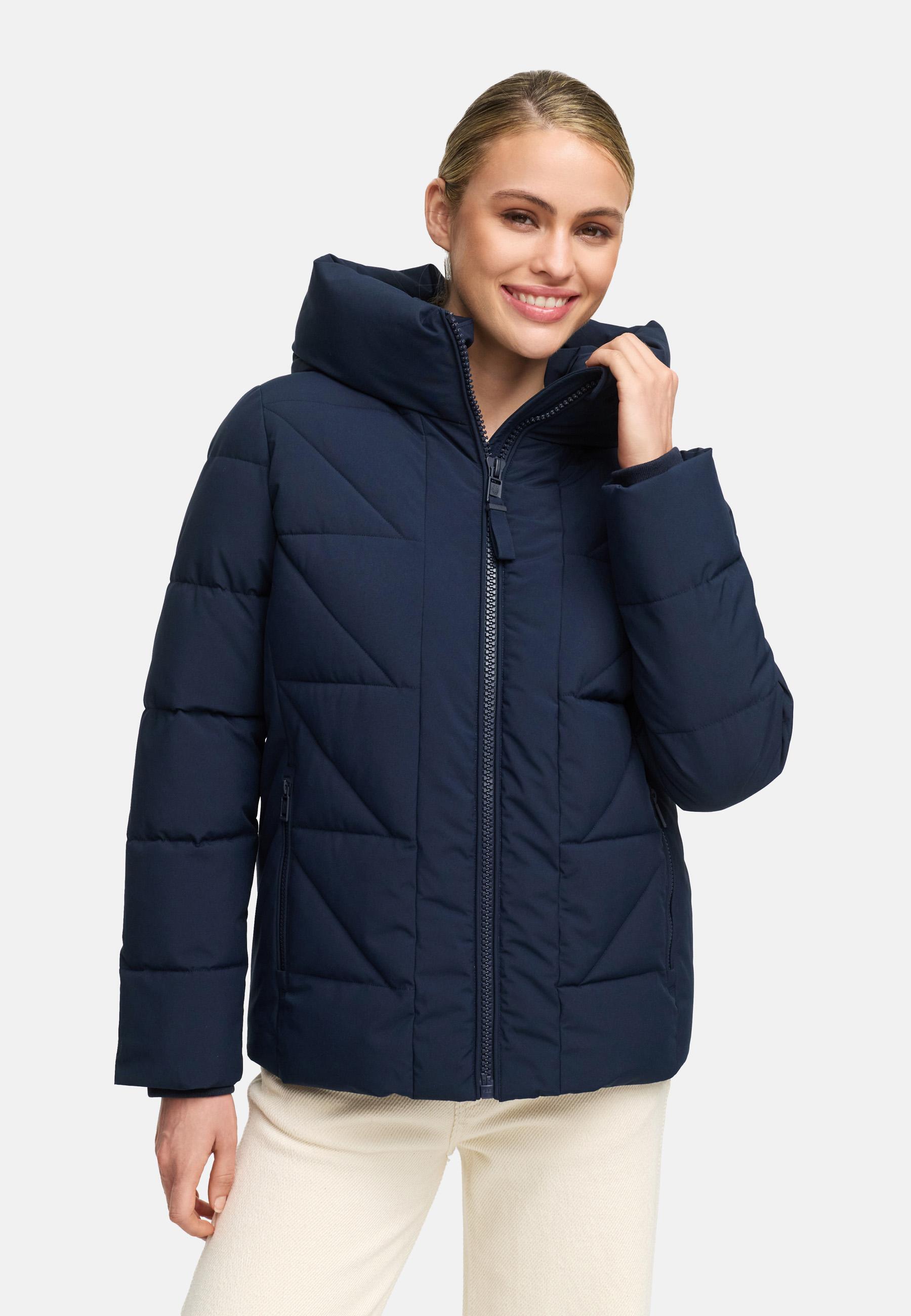 Winter Steppjacke "Kuschelnasee 16" Navy