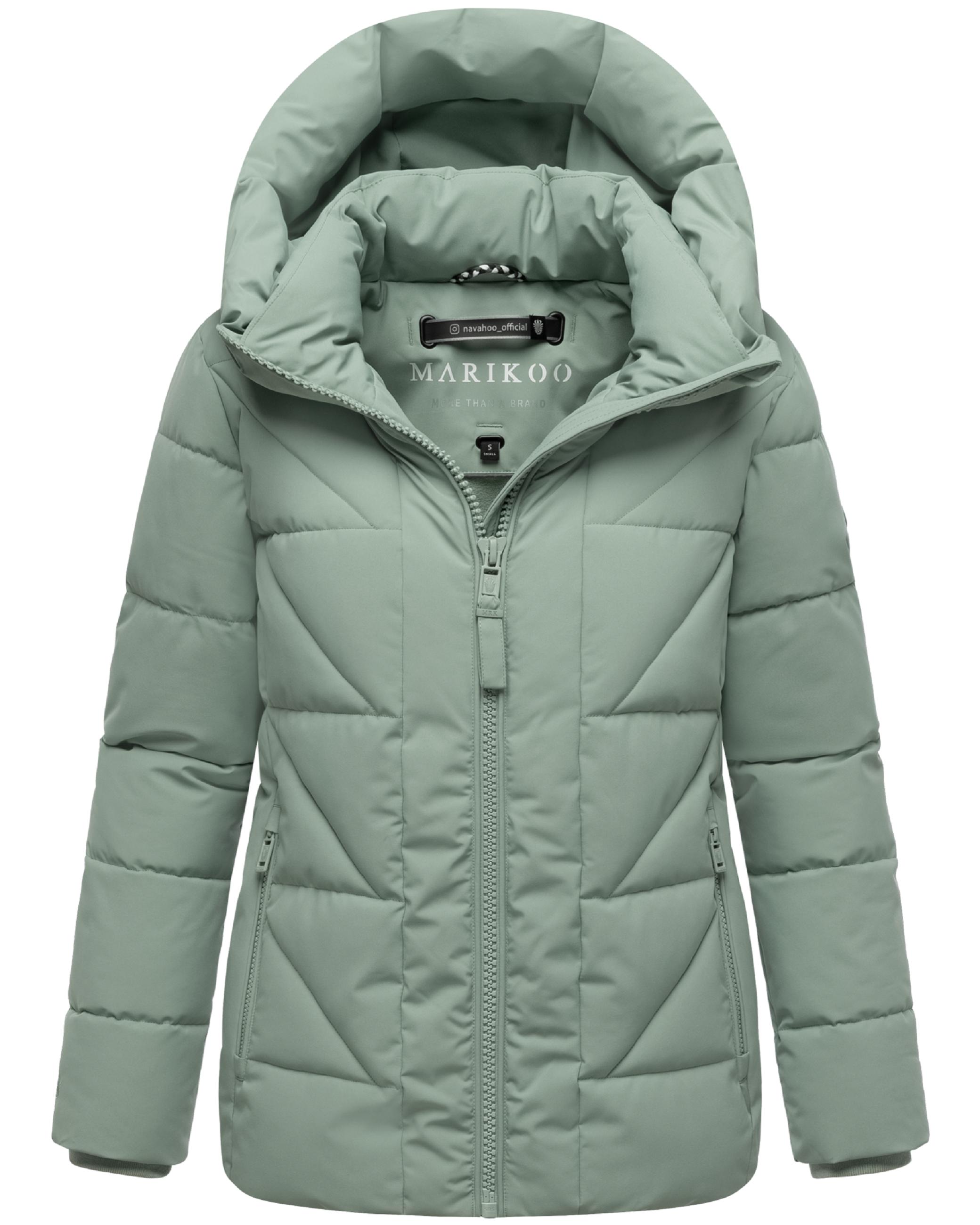 Winter Steppjacke "Kuschelnasee 16" Smokey Mint