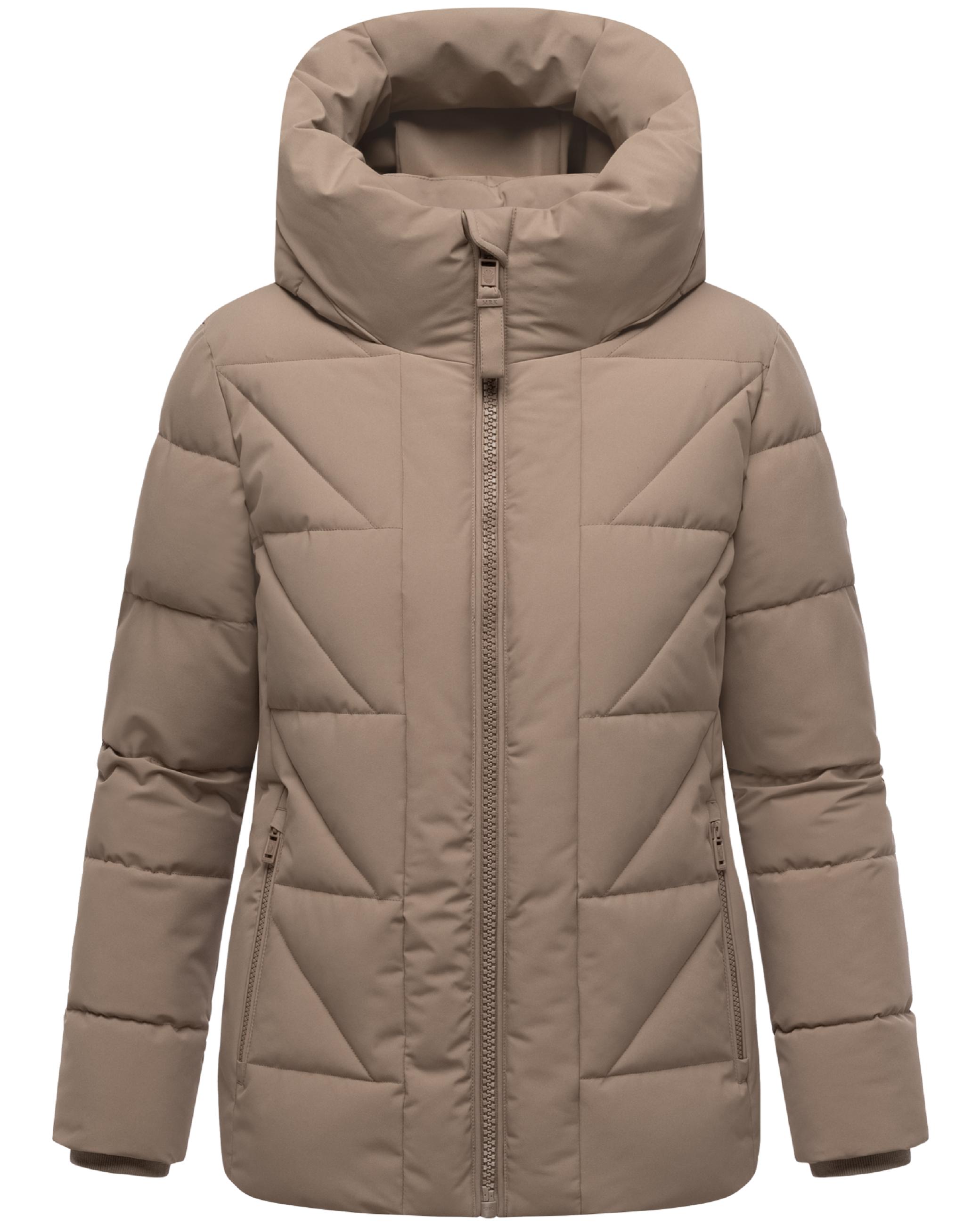 Winter Steppjacke "Kuschelnasee 16" Taupe Grey