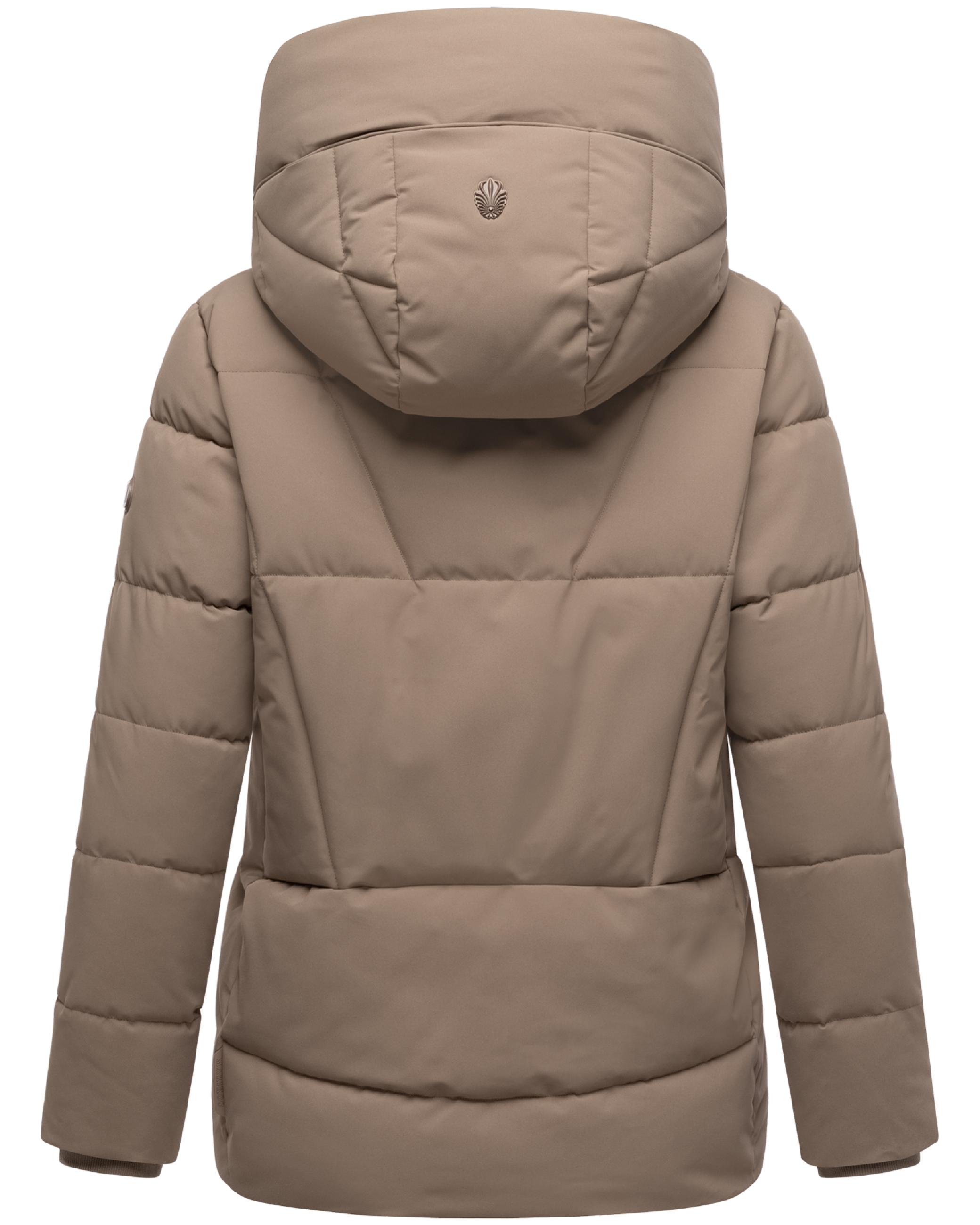 Winter Steppjacke "Kuschelnasee 16" Taupe Grey