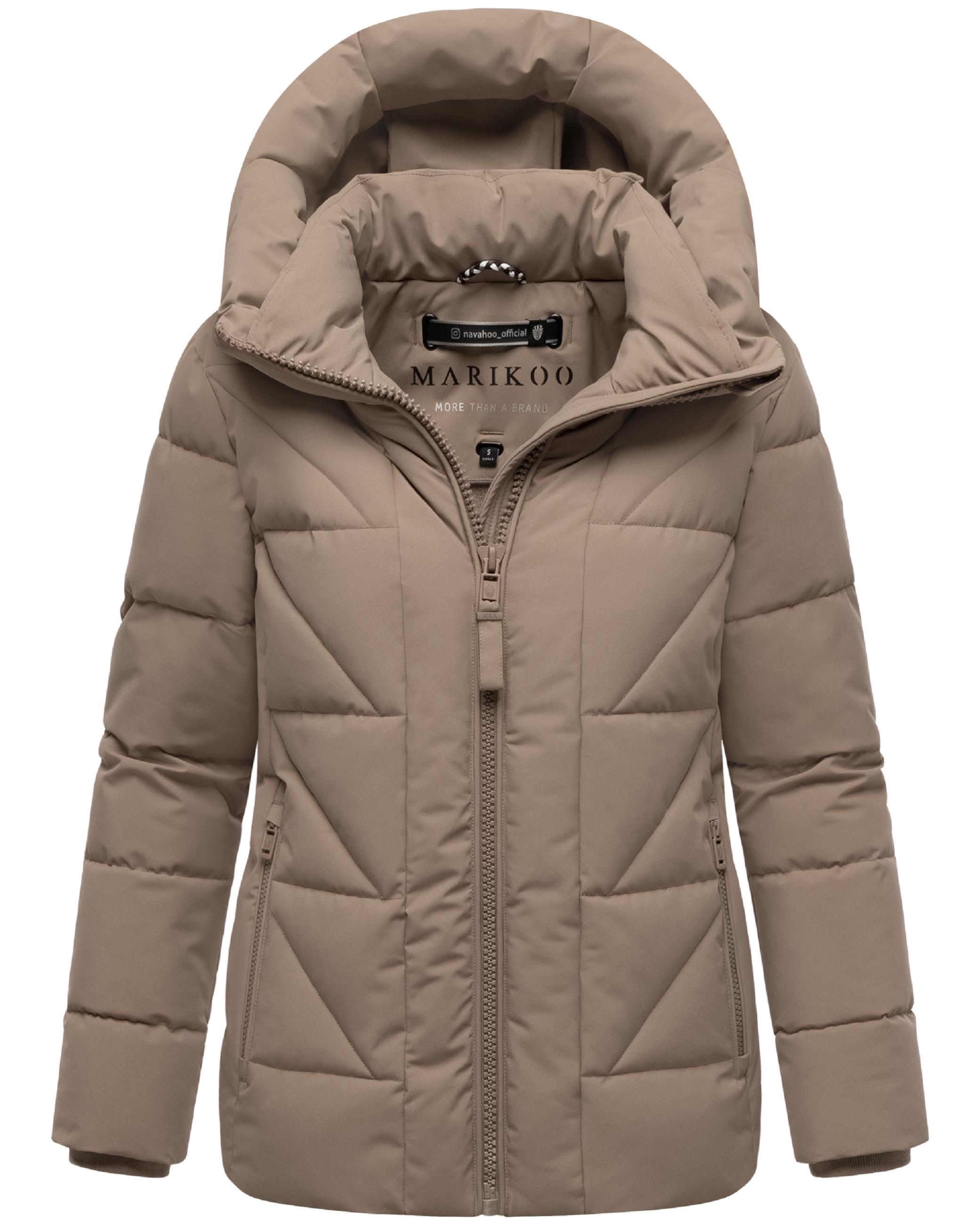 Winter Steppjacke "Kuschelnasee 16" Taupe Grey