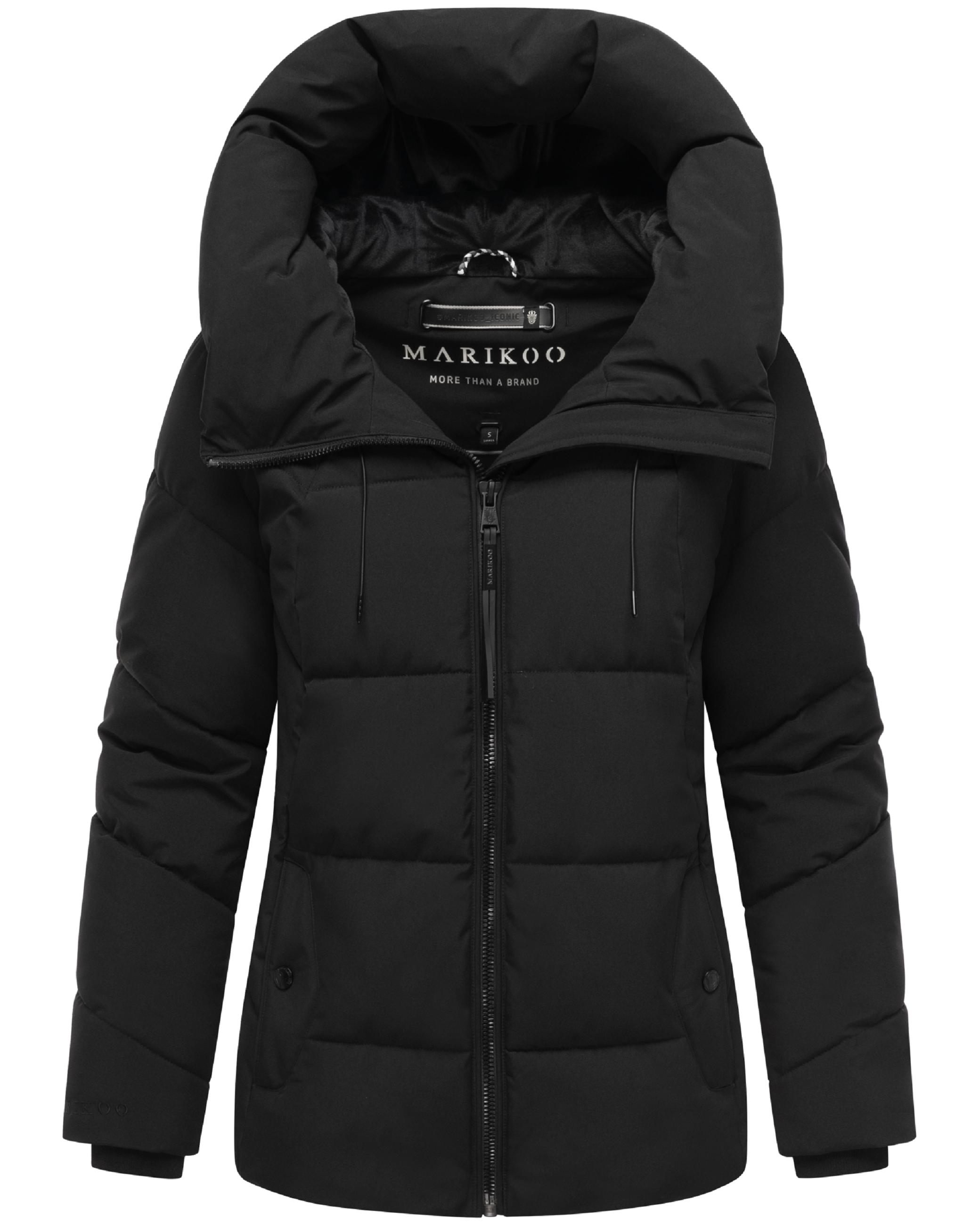 Winter Steppjacke mit Kapuze "Kuscheltatze XVI" Black